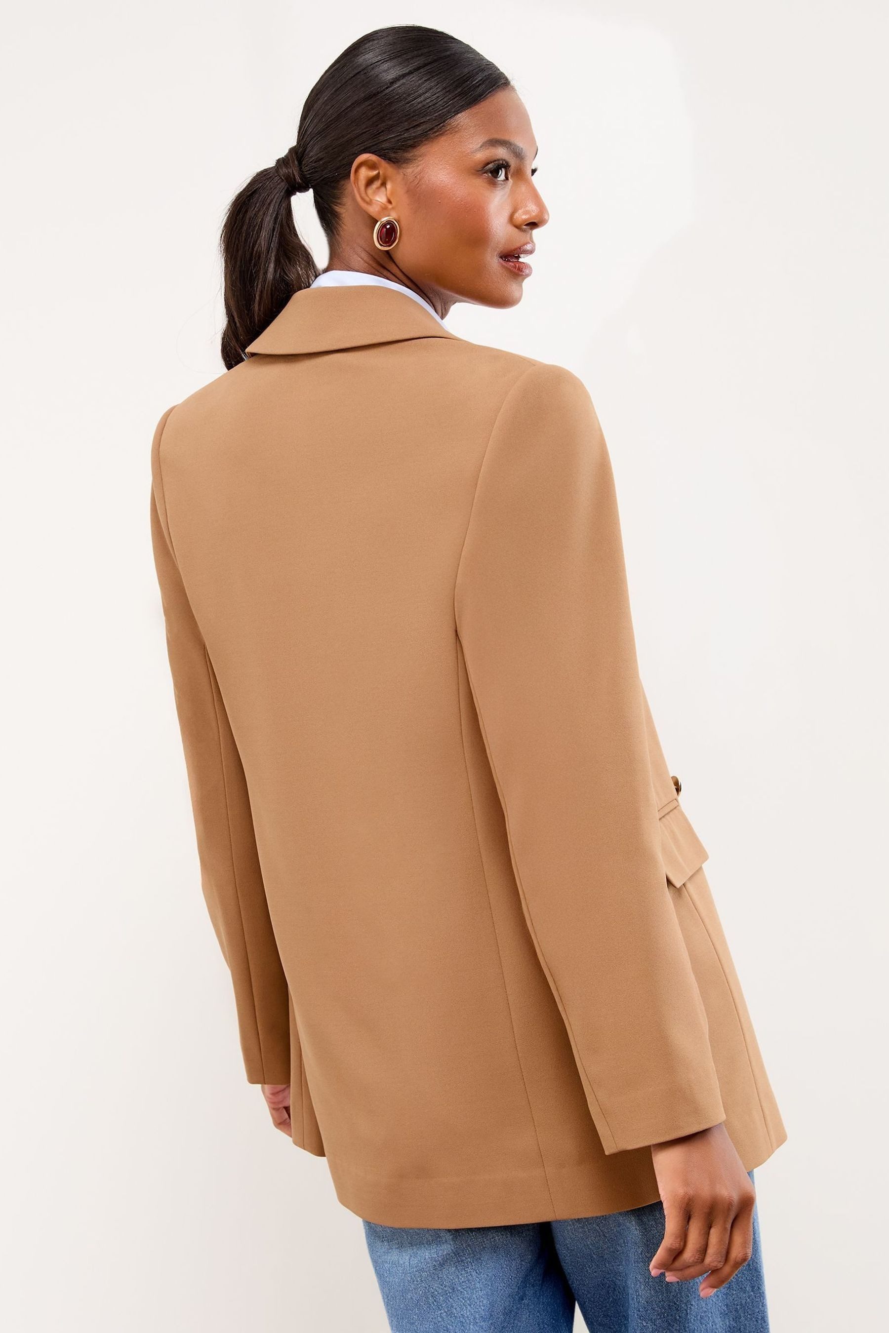 LIPSY Jackenblazer Lipsy langer, edler Relaxed Fit Blazer, Regular (1-tlg) günstig online kaufen