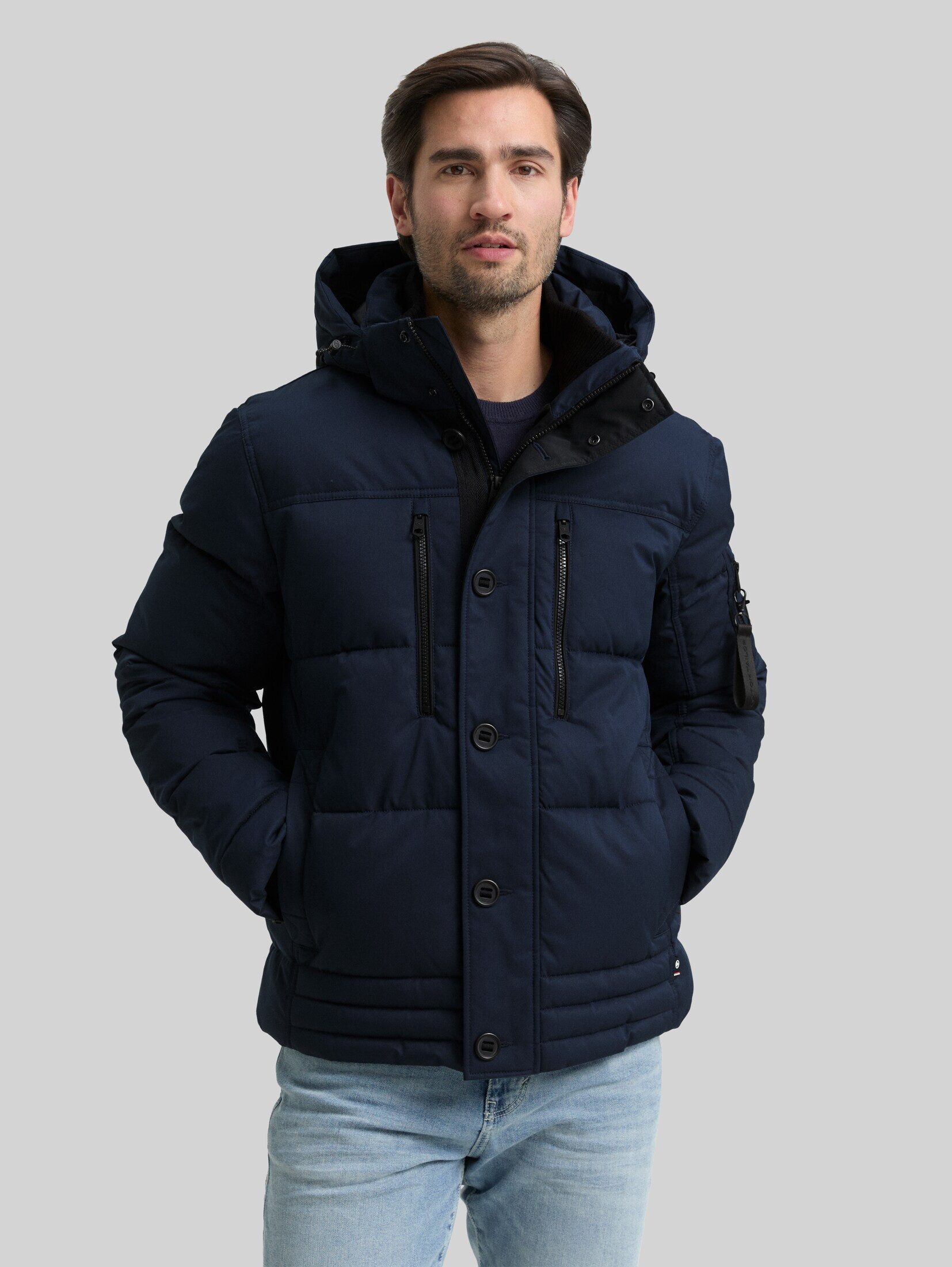 TOM TAILOR Winterjacke Jacken Puffer-Jacke mit abnehmbarer Kapuze