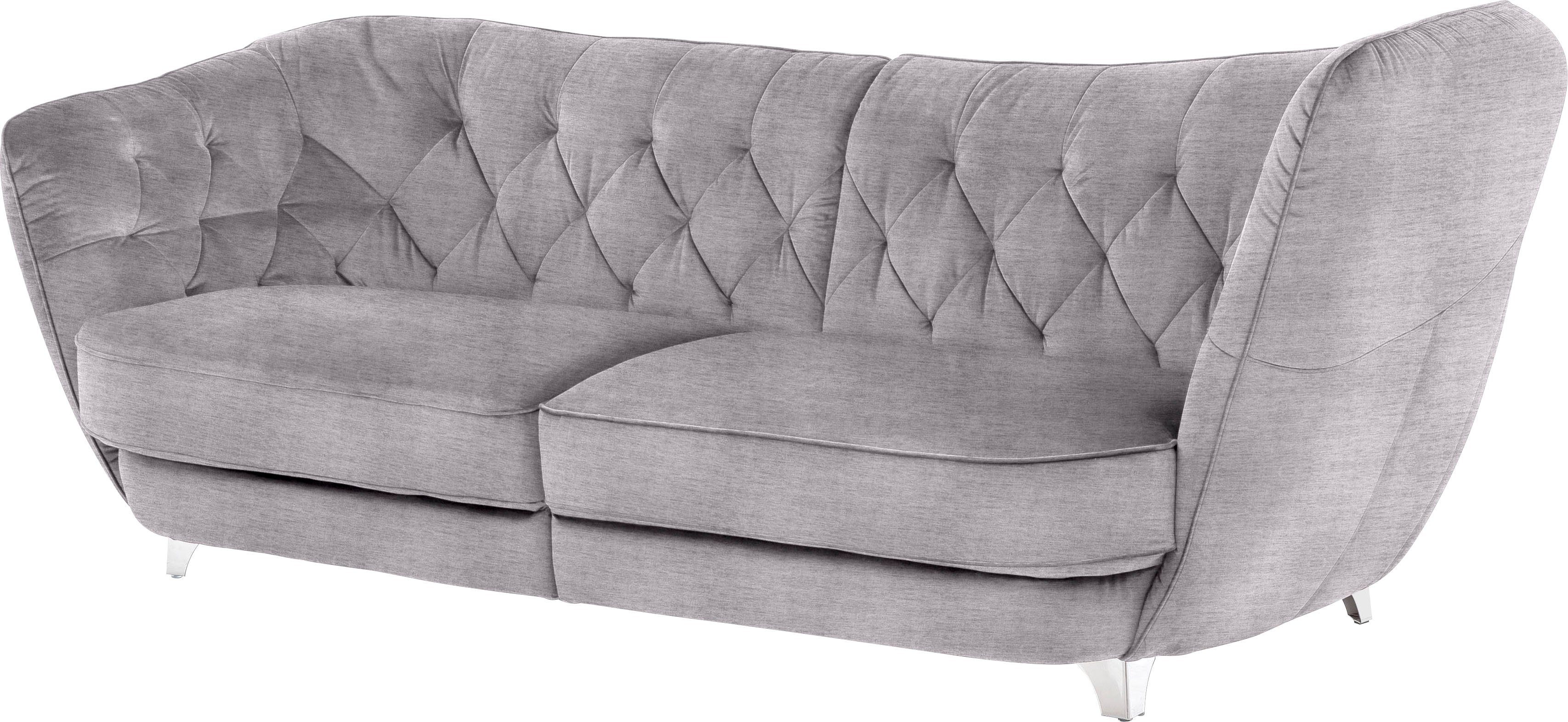 Leonique Big-Sofa "Retro", stylischer Hochlehner günstig online kaufen