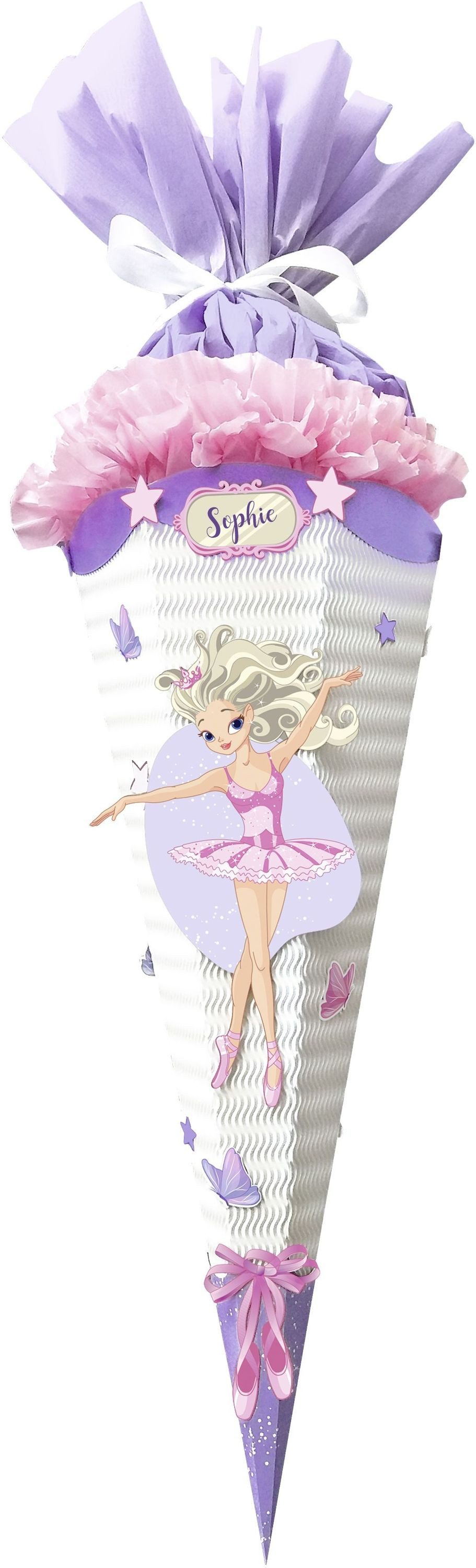 Ursus - Ludwig Bähr Schultüte Schultüten-Bastelset easy-line 68cm Fantasy Ballerina