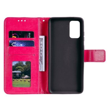 CoverKingz Handyhülle Huawei P Smart 2021 Handy Hülle Flip Case Cover Schutzhülle Tasche 16,94 cm (6,68 Zoll), Klapphülle Schutzhülle mit Kartenfach Schutztasche Motiv Mandala