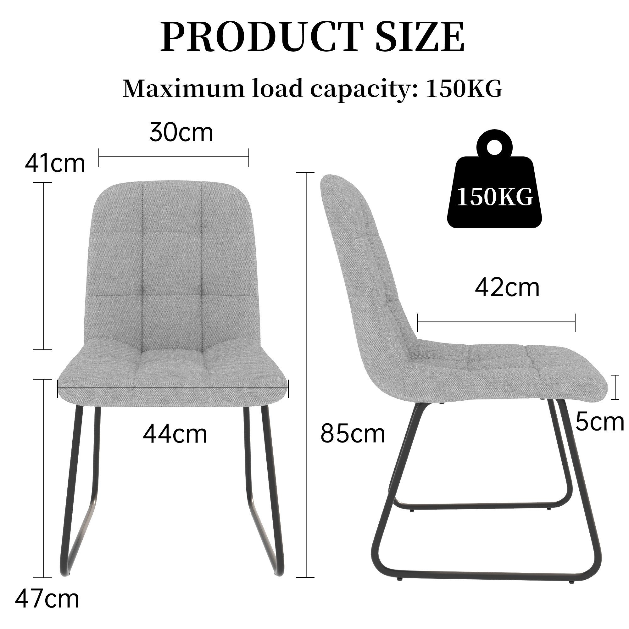 Jiexi Esszimmerstuhl esszimmerstühle 2er/4er/6er/8er set stühle esszimmer k günstig online kaufen