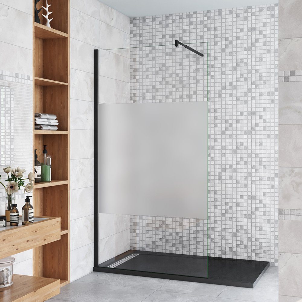 duschspa Duschwand »200cm Duschwand Walk in Dusche Duschtrennwand  Duschkabine Nano Glas«, Einscheibensicherheitsglas, Sicherheitsglas, (Set),  Glas online kaufen | OTTO