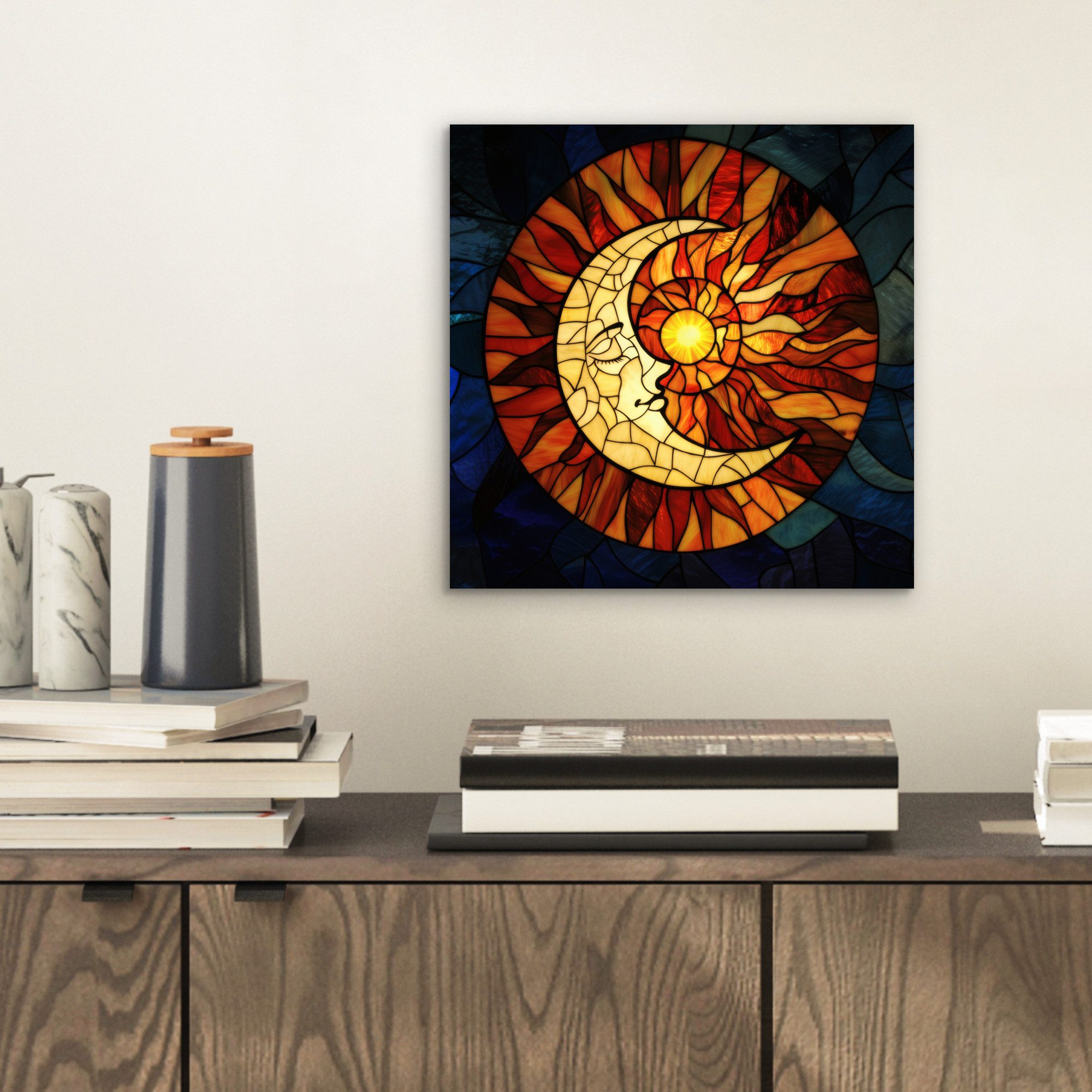MuchoWow Metallbild Mosaik - Glas - günstig online kaufen