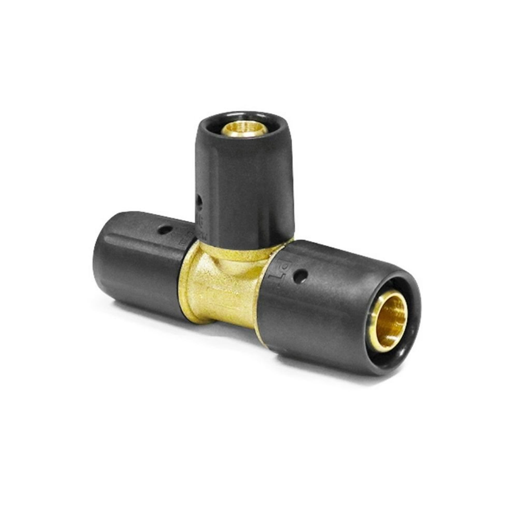 PipeTec Deutschland Steckfitting Steckfitting T-Stück reduziert 20 x 2 - 16 x 2 - 20 x 2