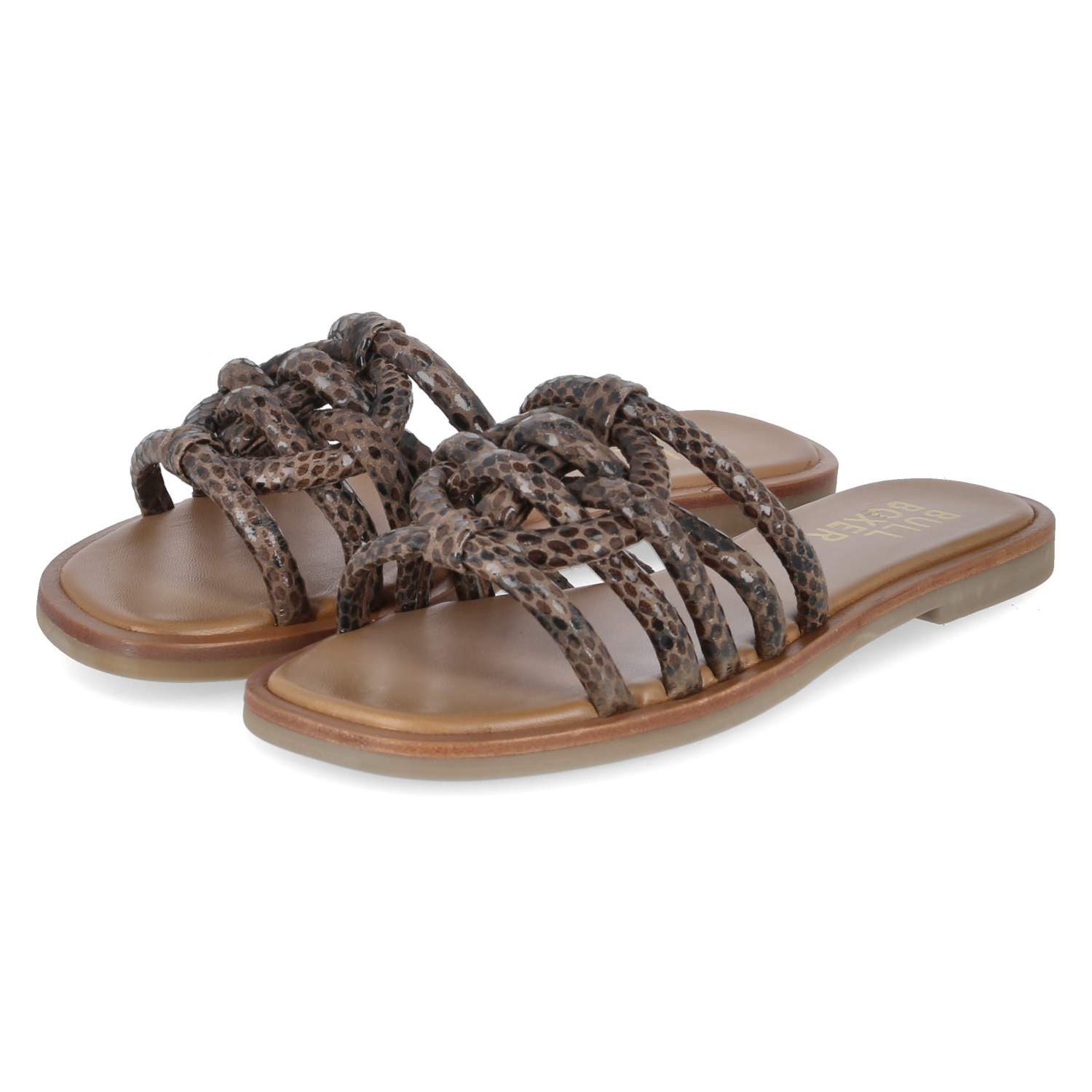 Bullboxer 6RS0030705 3100 Damen Leder brown Pantolette