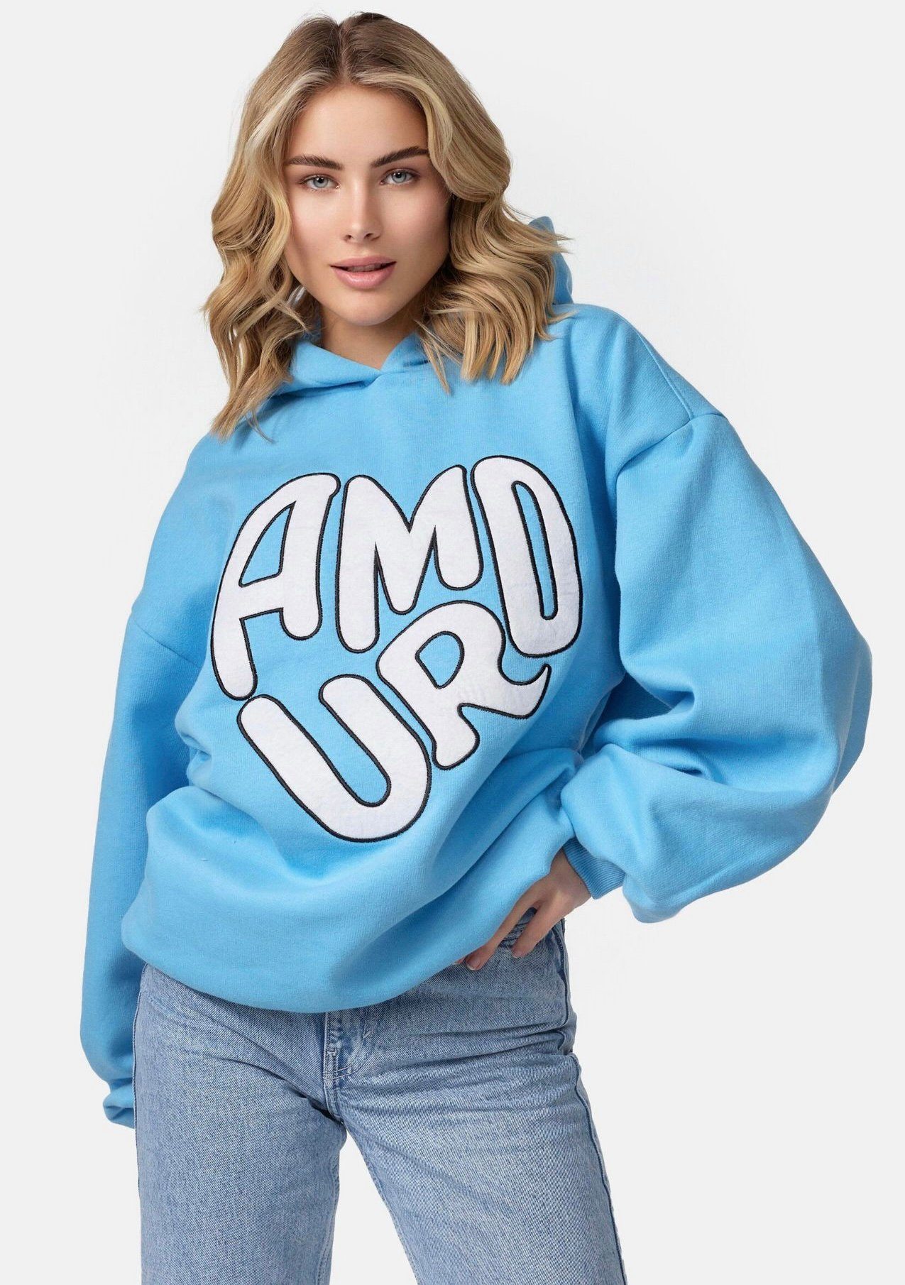 Worldclassca Hoodie Worldclassca Oversized Hoodie "AMOUR" günstig online kaufen