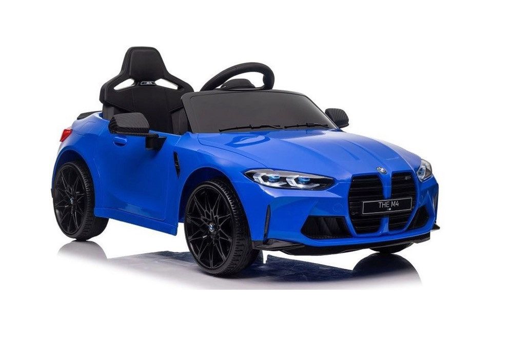 Elektro-Kinderauto BMW M4, 12 Volt zwei Motoren+Audio+LED+FB blau