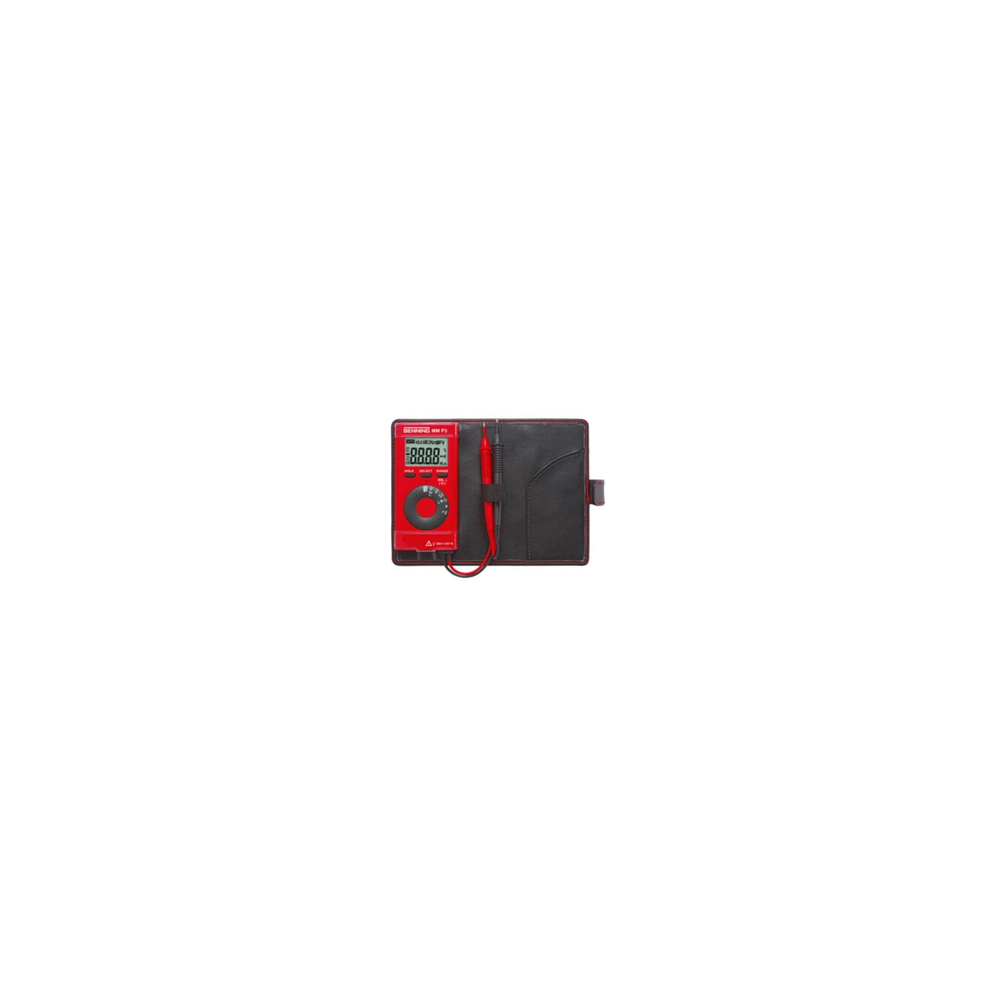 Benning Multimeter BENNING Multimeter 0,1 mV-600 V DC 0,1mV-600 V AC m.Batterien/Messleit