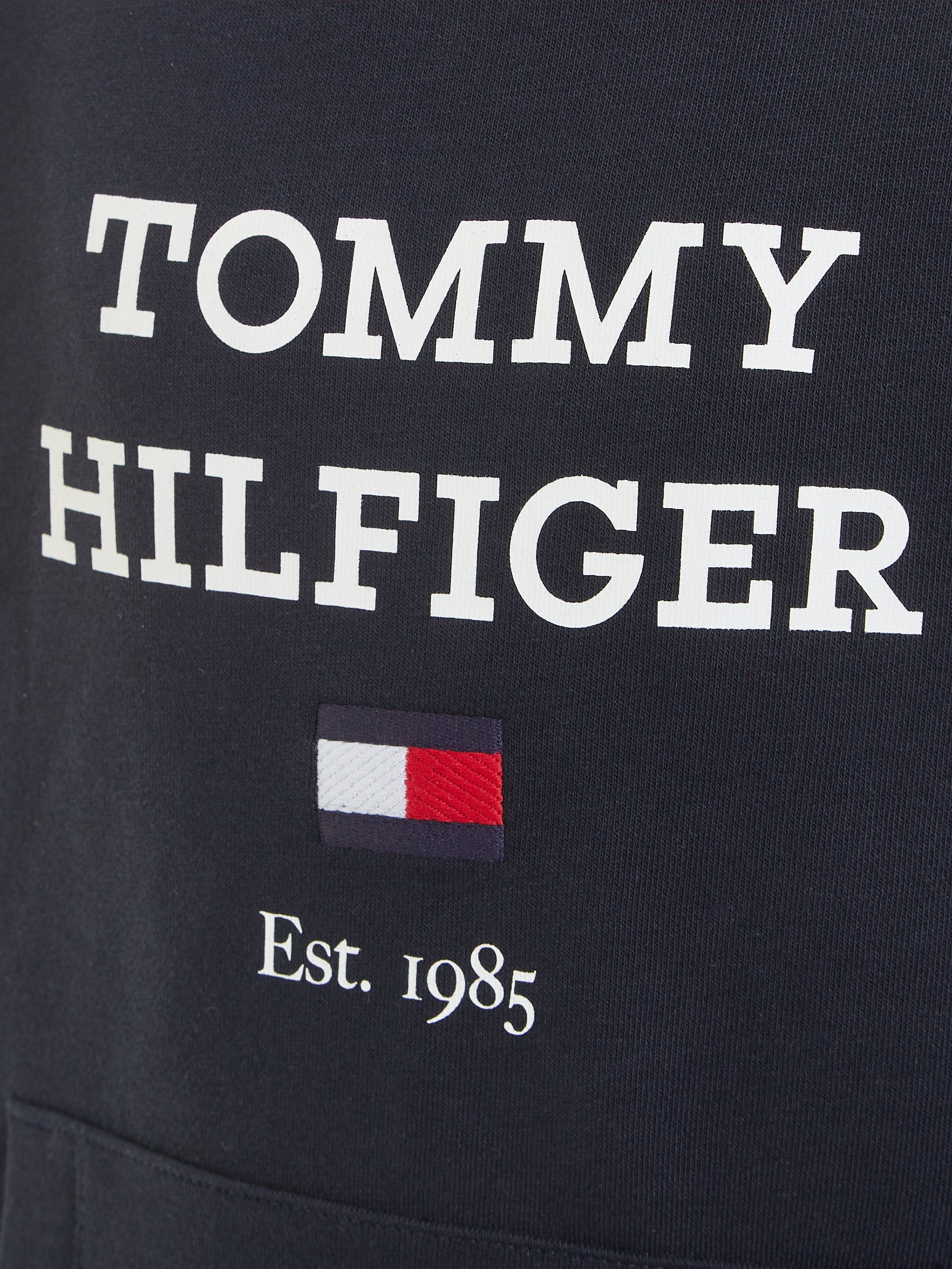 Tommy Hilfiger Kapuzensweatshirt LOGO HOODIE Markendetails (2-tlg) mit TH SWEATSET