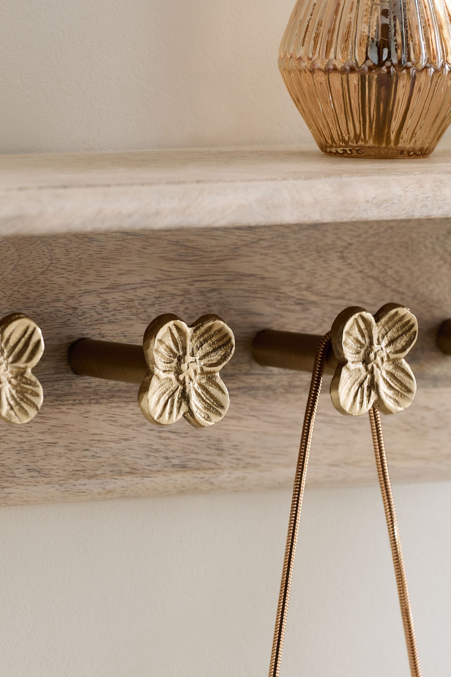 Next Wandhaken Wandregal und Kleiderhaken Florales Muster, (1-St)