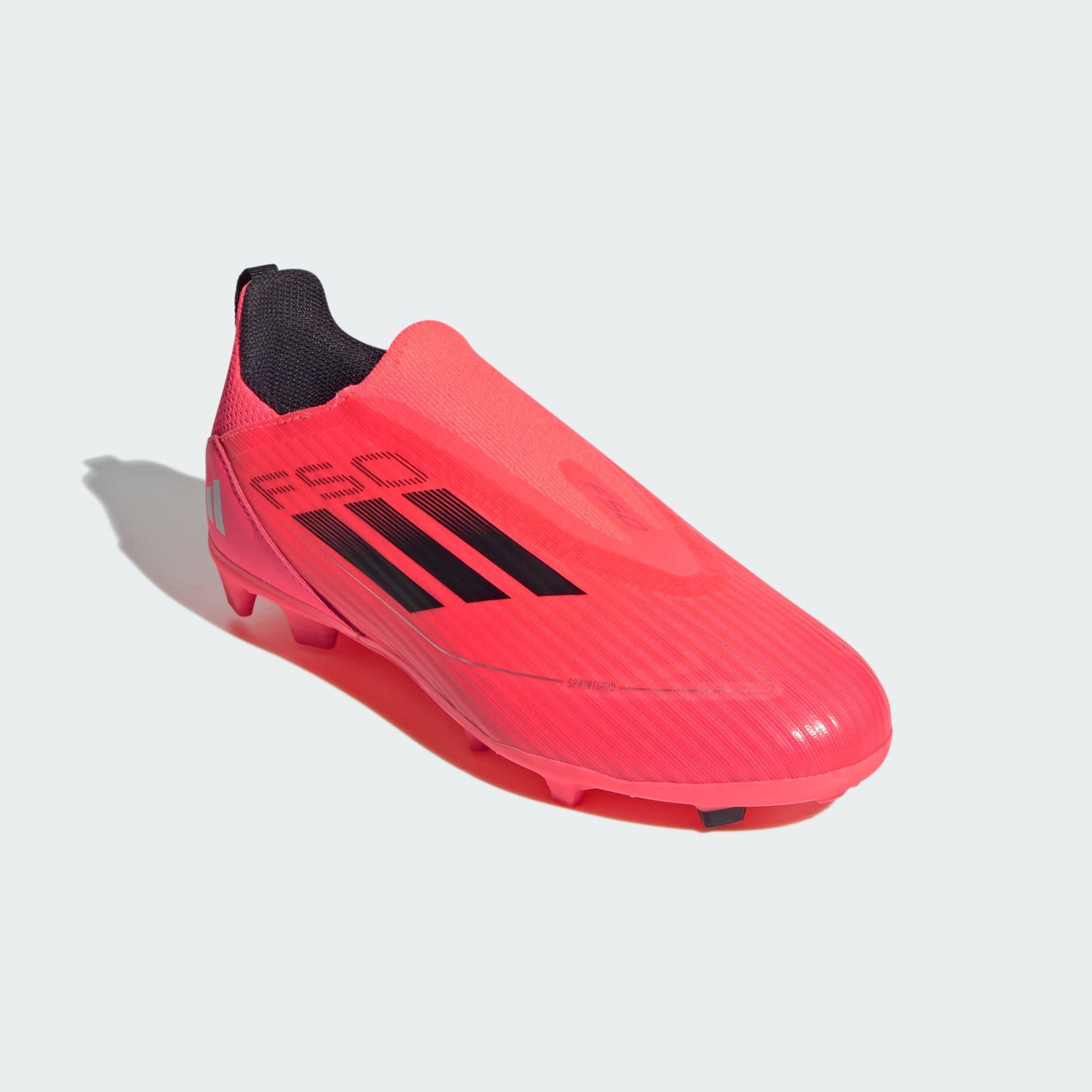 adidas Performance F50 LEAGUE LACELESS KIDS FG MG FUSSBALLSCHUH FuBballschuh Fiberskin Obermaterial Sprintgrid Print