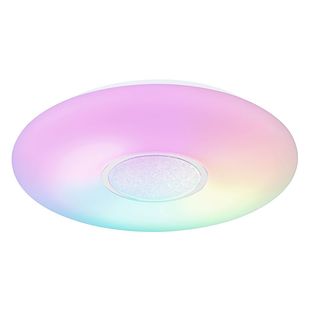 GLOBO LIGHTING LED Deckenleuchte, LED-Leuchtmittel fest verbaut, LED Deckenleuchte Night Light Funktion mit RGB Regenbogeneffekt klar. € 87,99