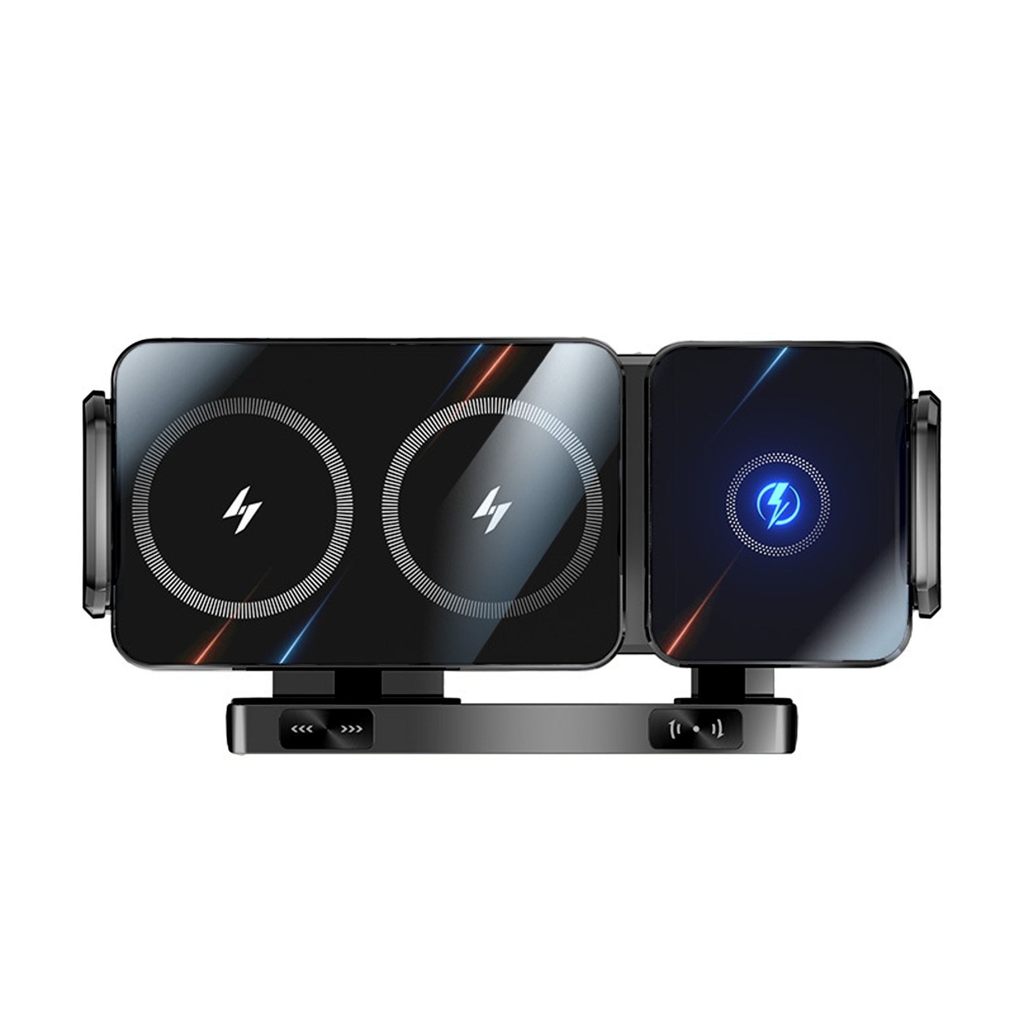 FELIXLEO Kabelloses Autoladegerät 15W Handyhalterung Doppelspule für Auto Smartphone-Controller (1 St)