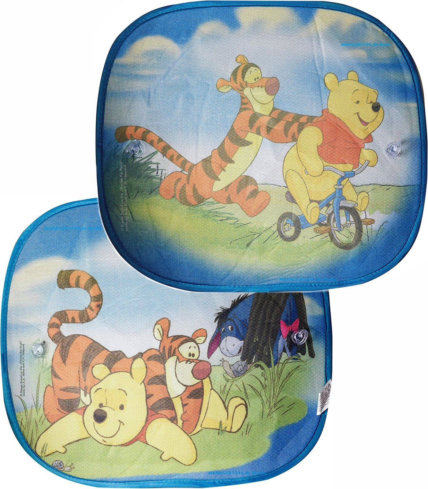 Kaufmann Baby Sonnenschutz für Seitenscheibe, Winnie the Pooh, 2er