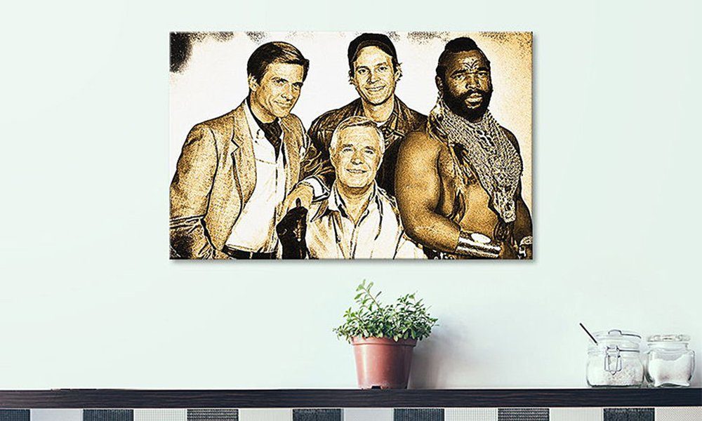 WandbilderXXL Leinwandbild Das A Team, (1 günstig online kaufen