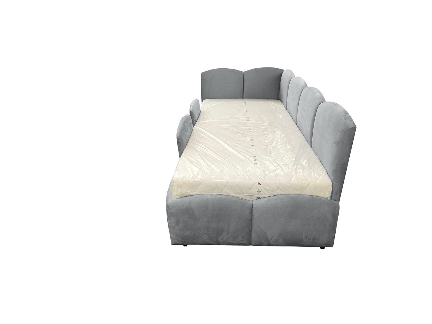 Labett Kinderbett TIM Polsterbett, Einzelbett, Kinderbett mit Stauraum, 90x200