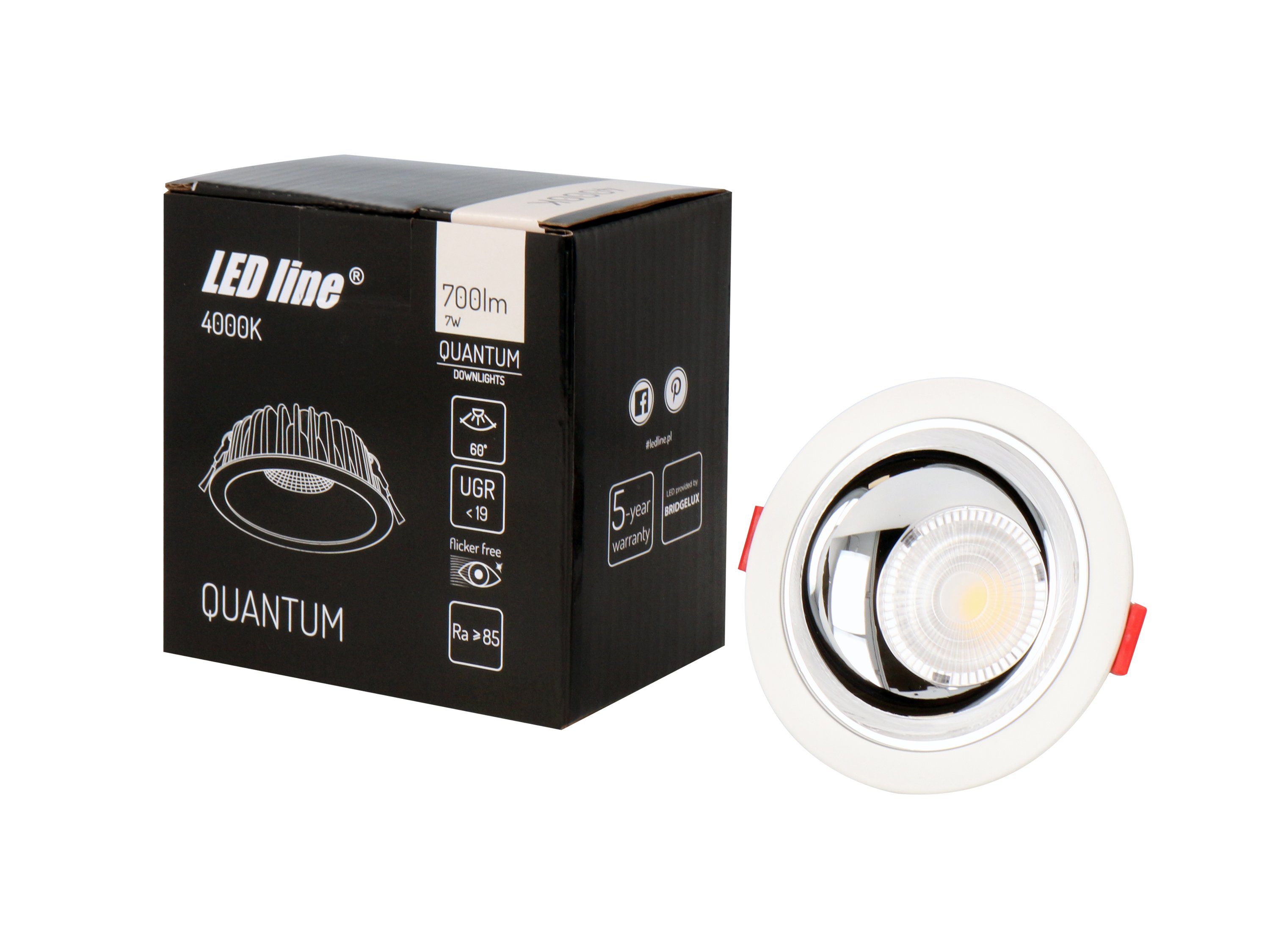 4000K Quantum 3000 Deckenleuchte Lampe Downlight LED LED-Line Lumen 30W Deckenleuchte