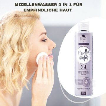 Sevan Roses Gesichtswasser MIZELLENWASSER 3 IN 1 FÜR EMPFINDLICHE HAUT 250ML