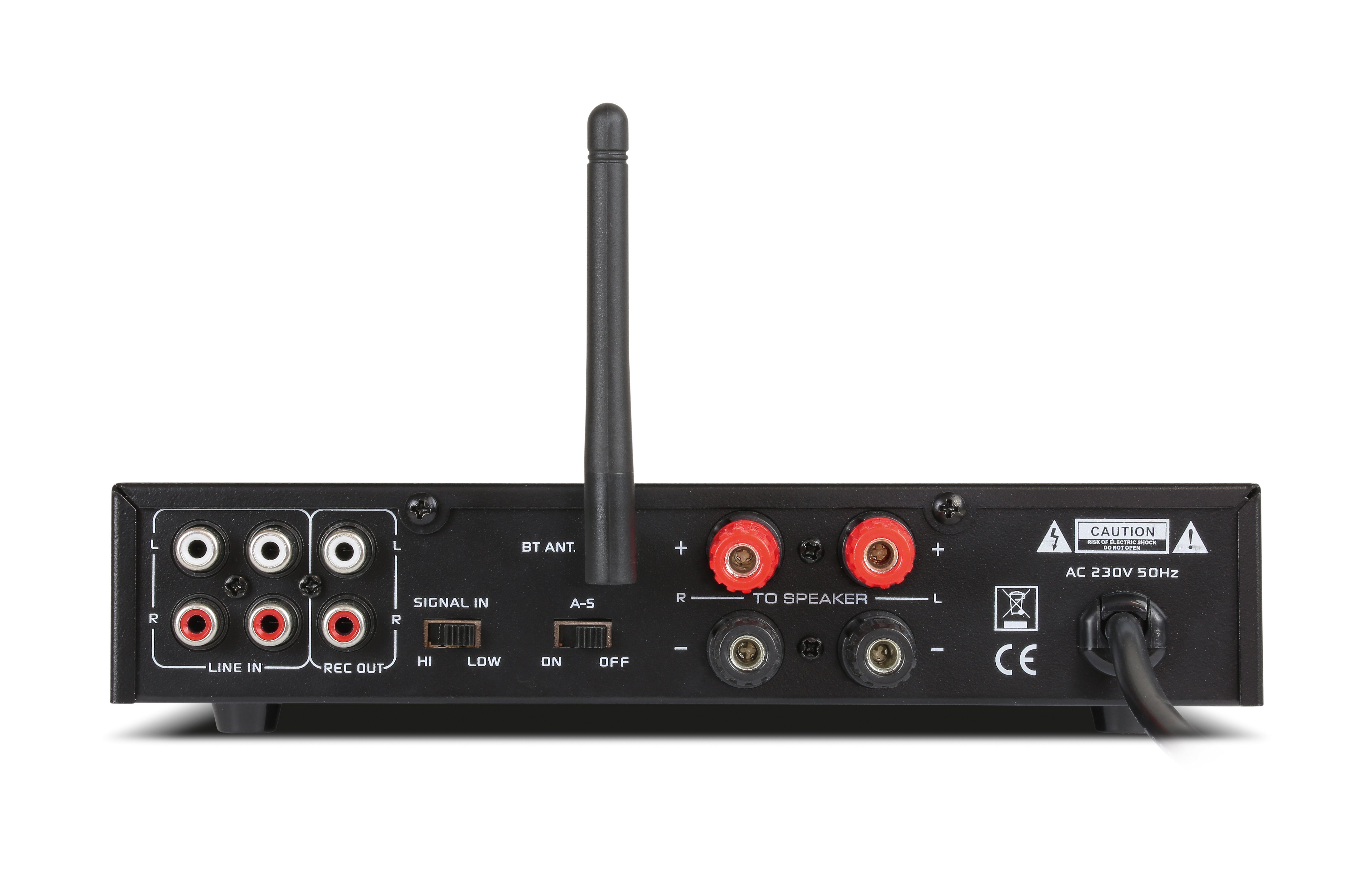 Dynavox ESA-18 MK BT Audioverstärker (140 W, Stereo, Bluetooth, Mikrofon-Eingang)