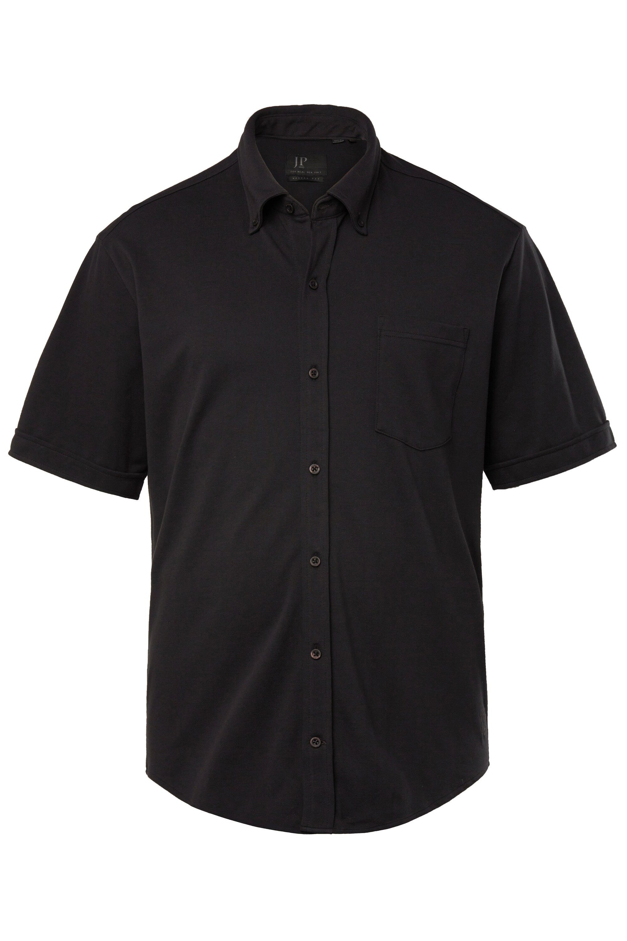 JP1880 Kurzarmhemd Piqué-Hemd FLEXNAMIC® Halbarm Buttondown-Kragen günstig online kaufen