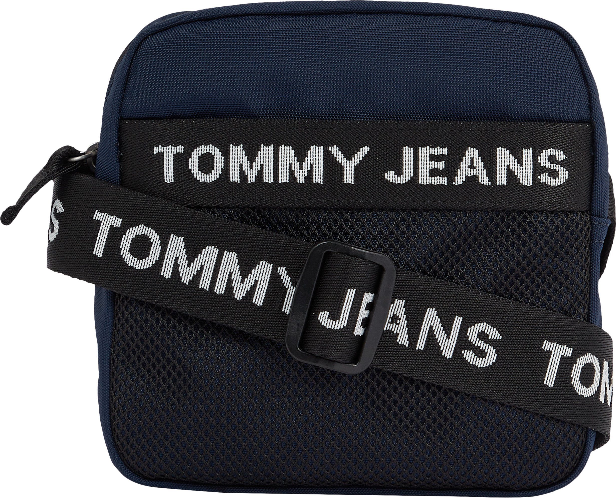 Mini ESSENTIAL kleine Jeans Tommy Bag TJM REPORTER, SQUARE Umhängetasche