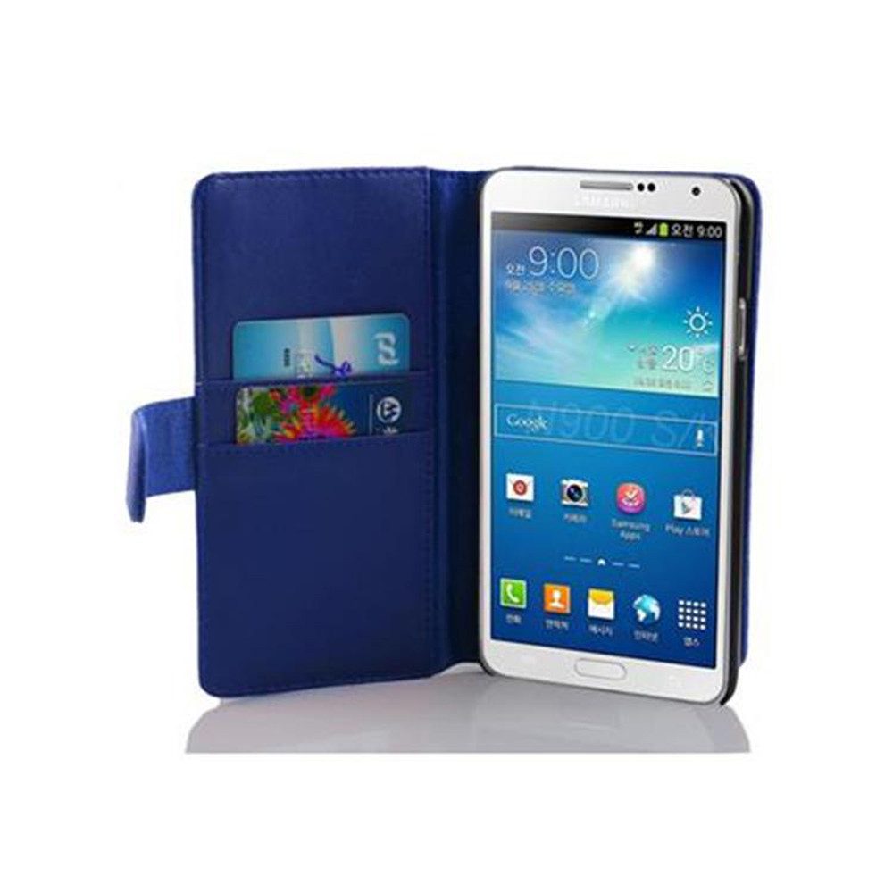 Cadorabo Handyhülle für Samsung Galaxy NOTE 3 Hülle Samsung Galaxy NOTE 3, Klappbare Handy Schutzhülle - Hülle - mit Standfunktion und Kartenfach