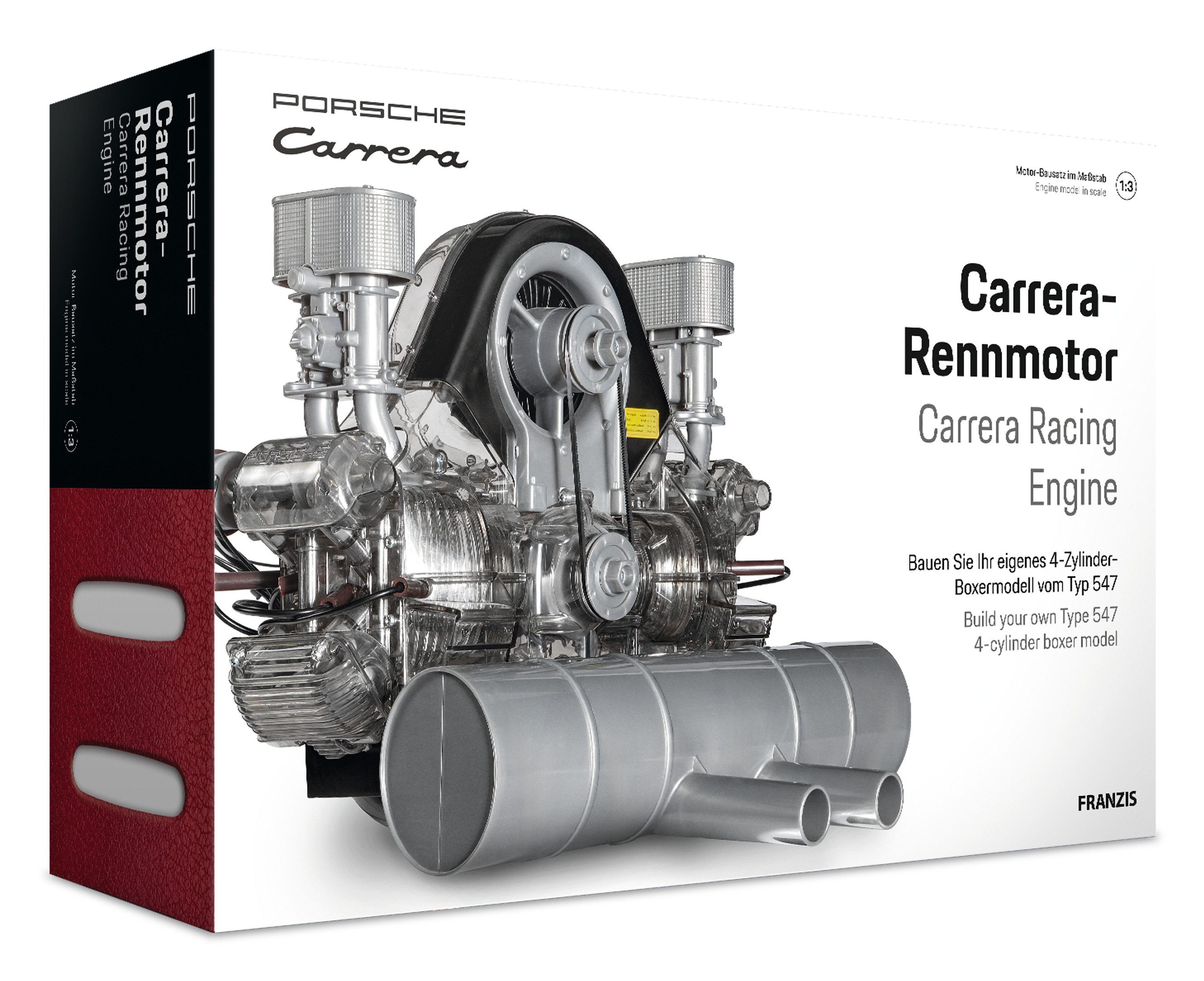 Franzis Modellbausatz Porsche Carrera-Rennmotor Motorbausatz