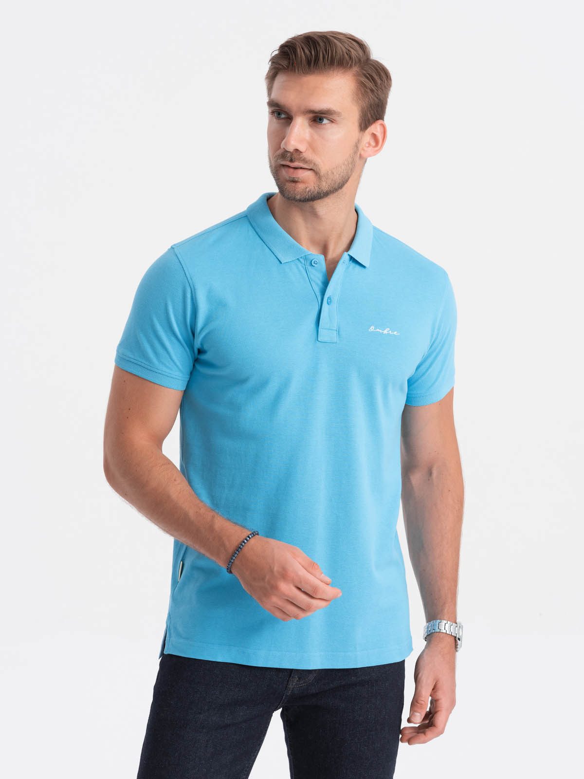 Poloshirt Poloshirt aus Piqué-Strick
