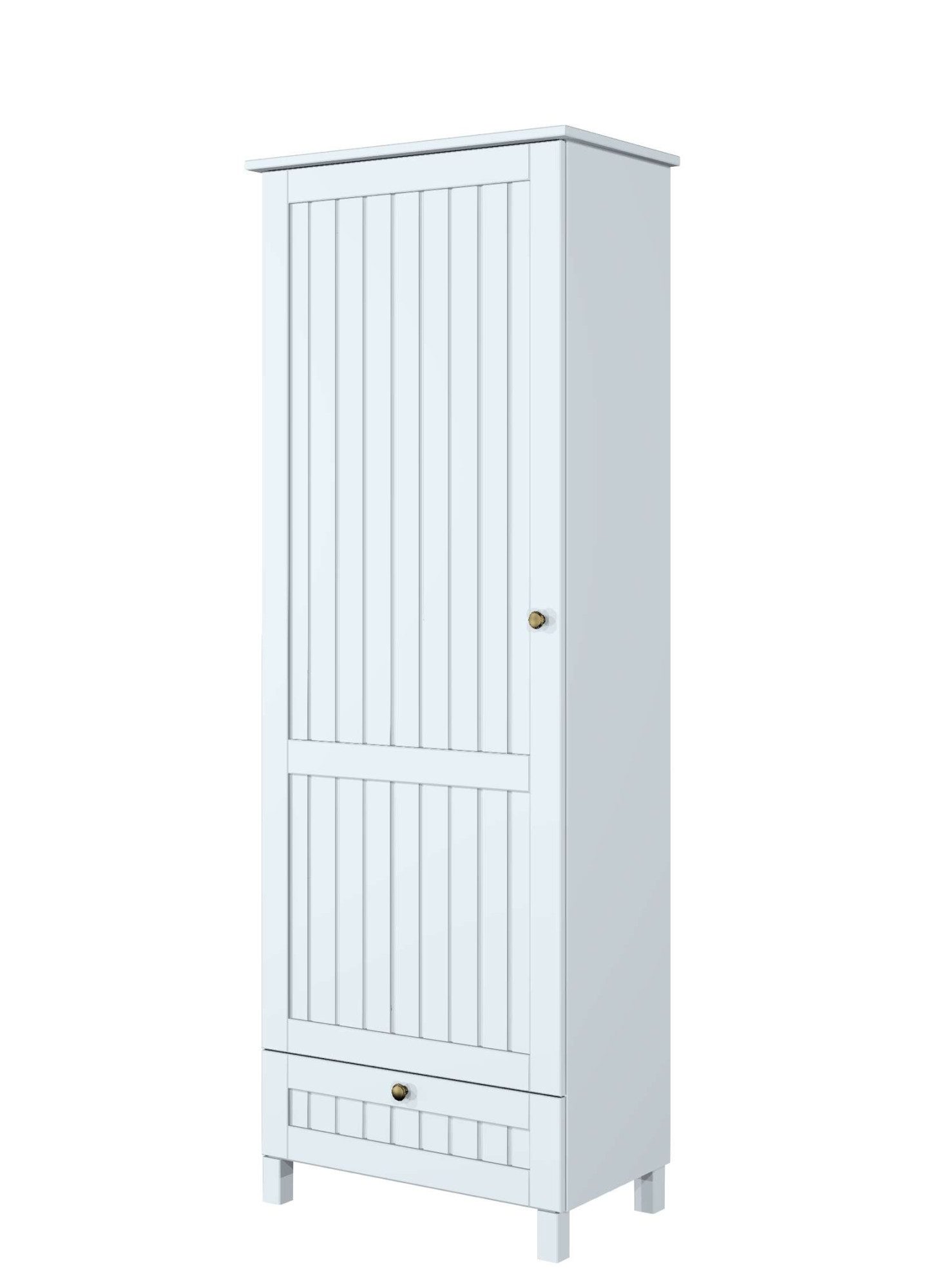 Home affaire Garderobenschrank Juventus (1-St) aus massiver Kiefer, Breite 67cm, mit Kleiderstange