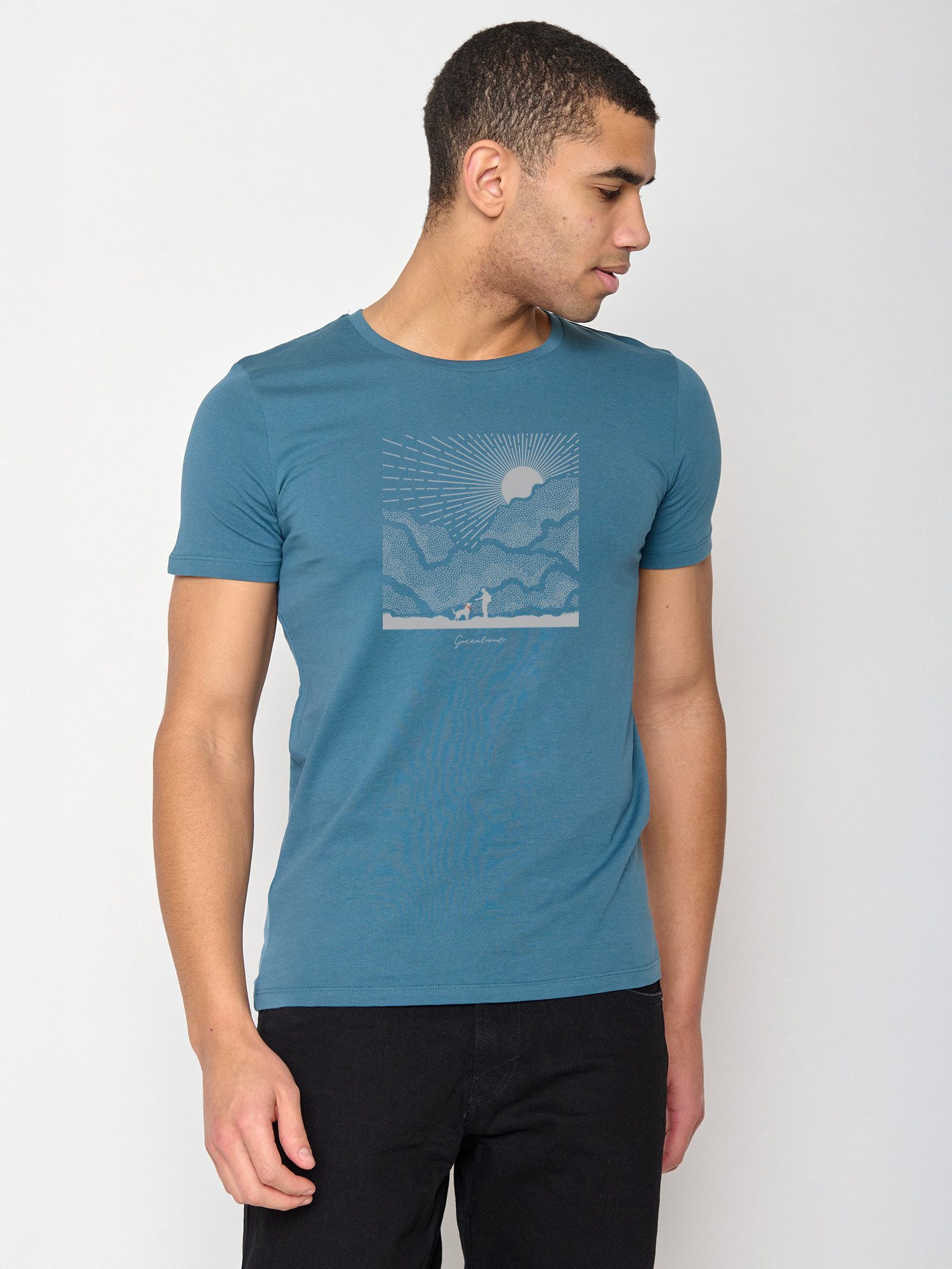 GreenBomb T-Shirt Guide Nature Friends Motiv Natur (1-tlg., 1) Rundhalsauss günstig online kaufen