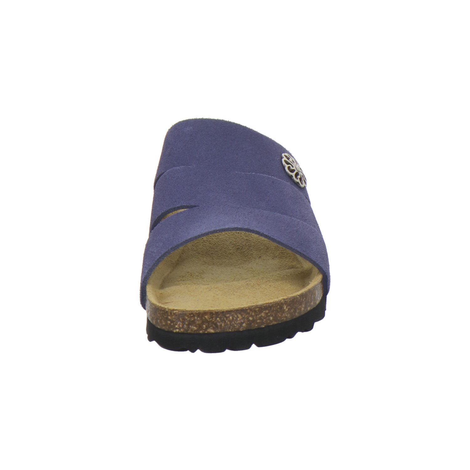 AFS-Schuhe 211353 modische Pantolette für Damen mit Fußbett, bequeme Sandalen aus Leder