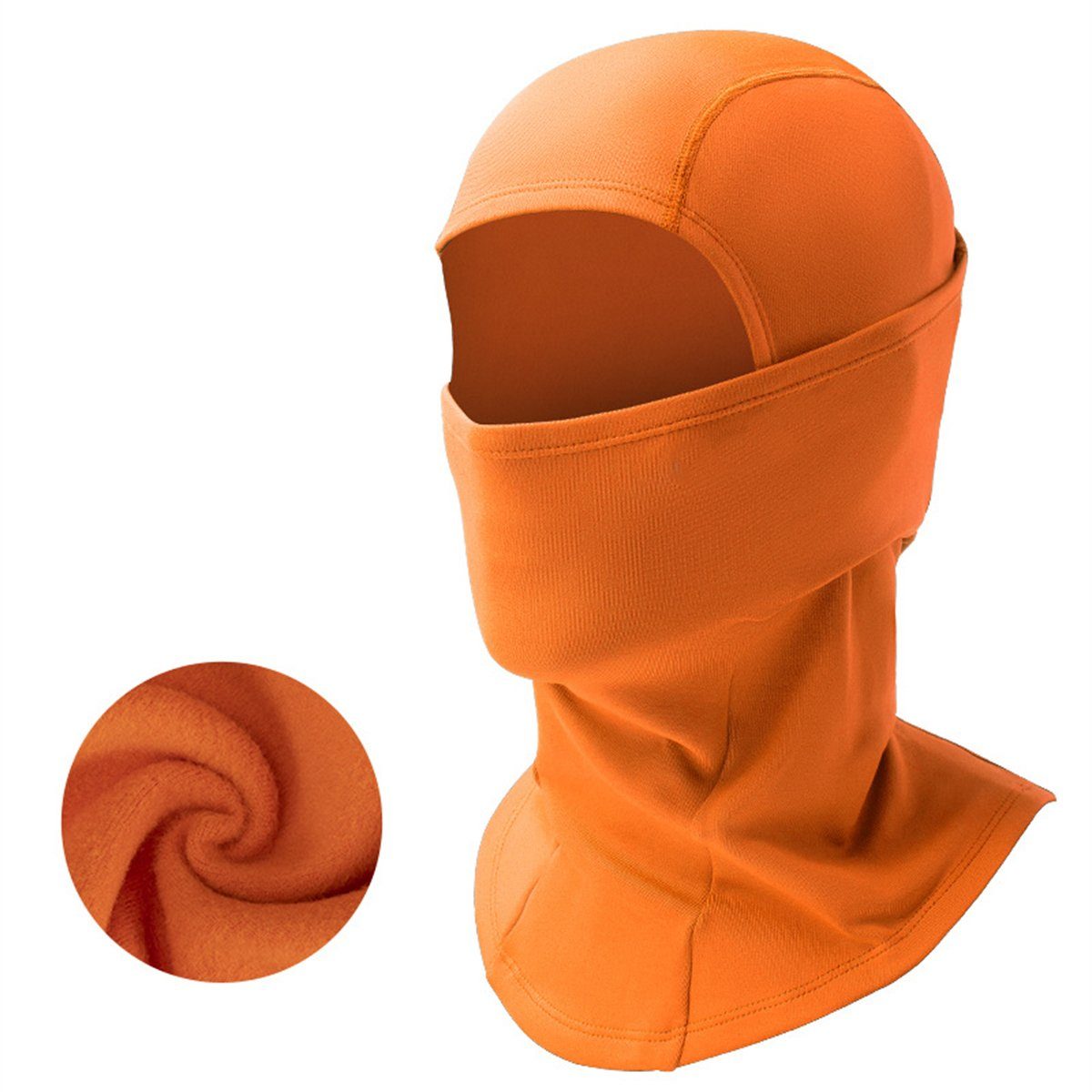 Discaver Modeschal Warme winddichte Maske für den Winter im Freien orange | Modeschals