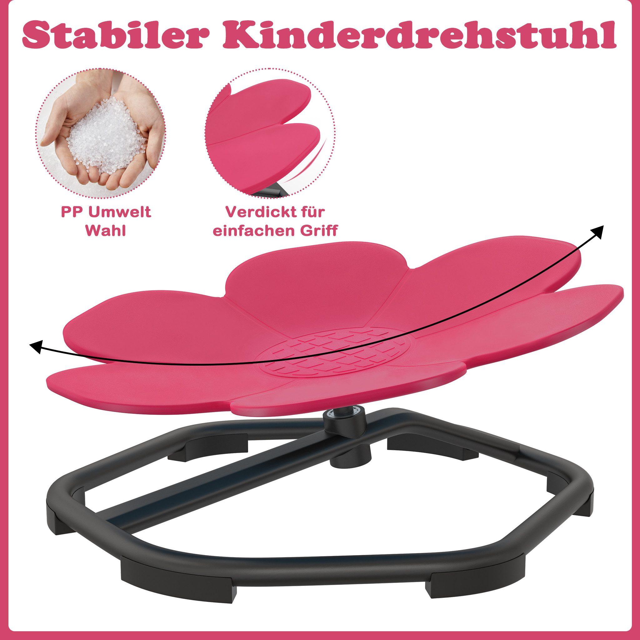 FIVMEN Drehstuhl Kinder Training Physische Koordination und Gleichgewicht
