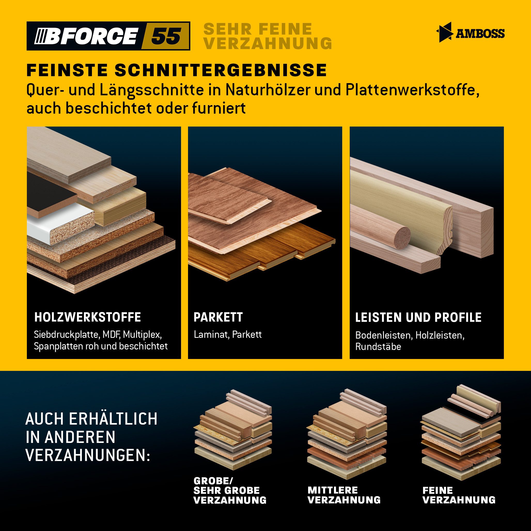 Amboss Werkzeuge Kreissägeblatt HM Kreissägeblatt - 216 x 2.4/1.8 x 30 Z60 WZ