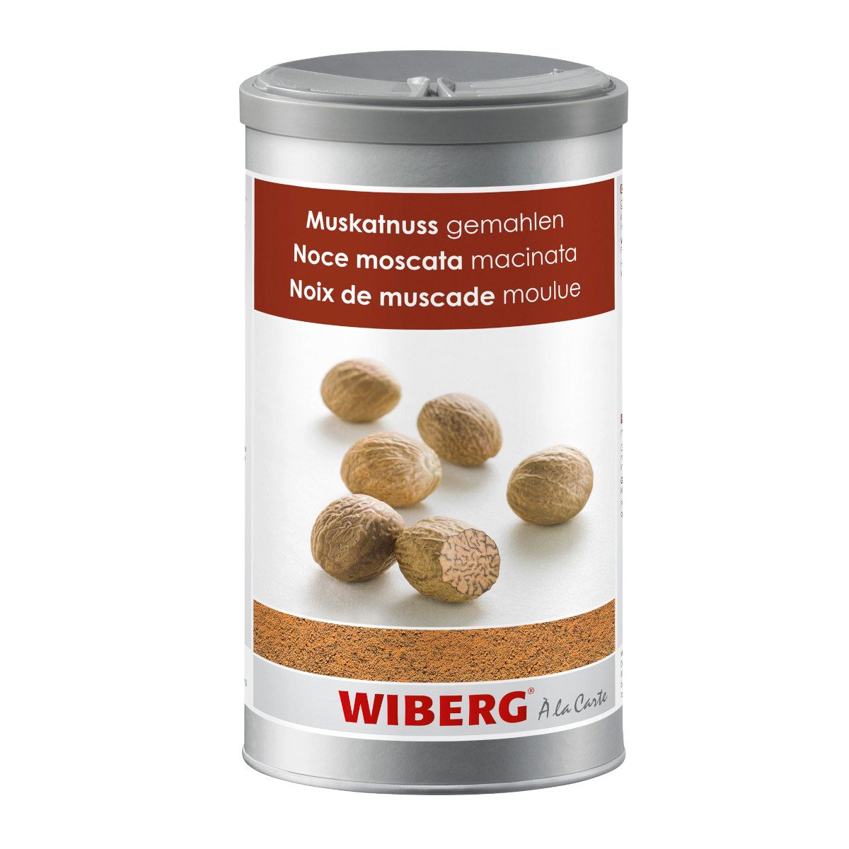 WIBERG Gewürz, Wiberg Muskatnuss gemahlen würziges leicht süßliches Aroma 550g
