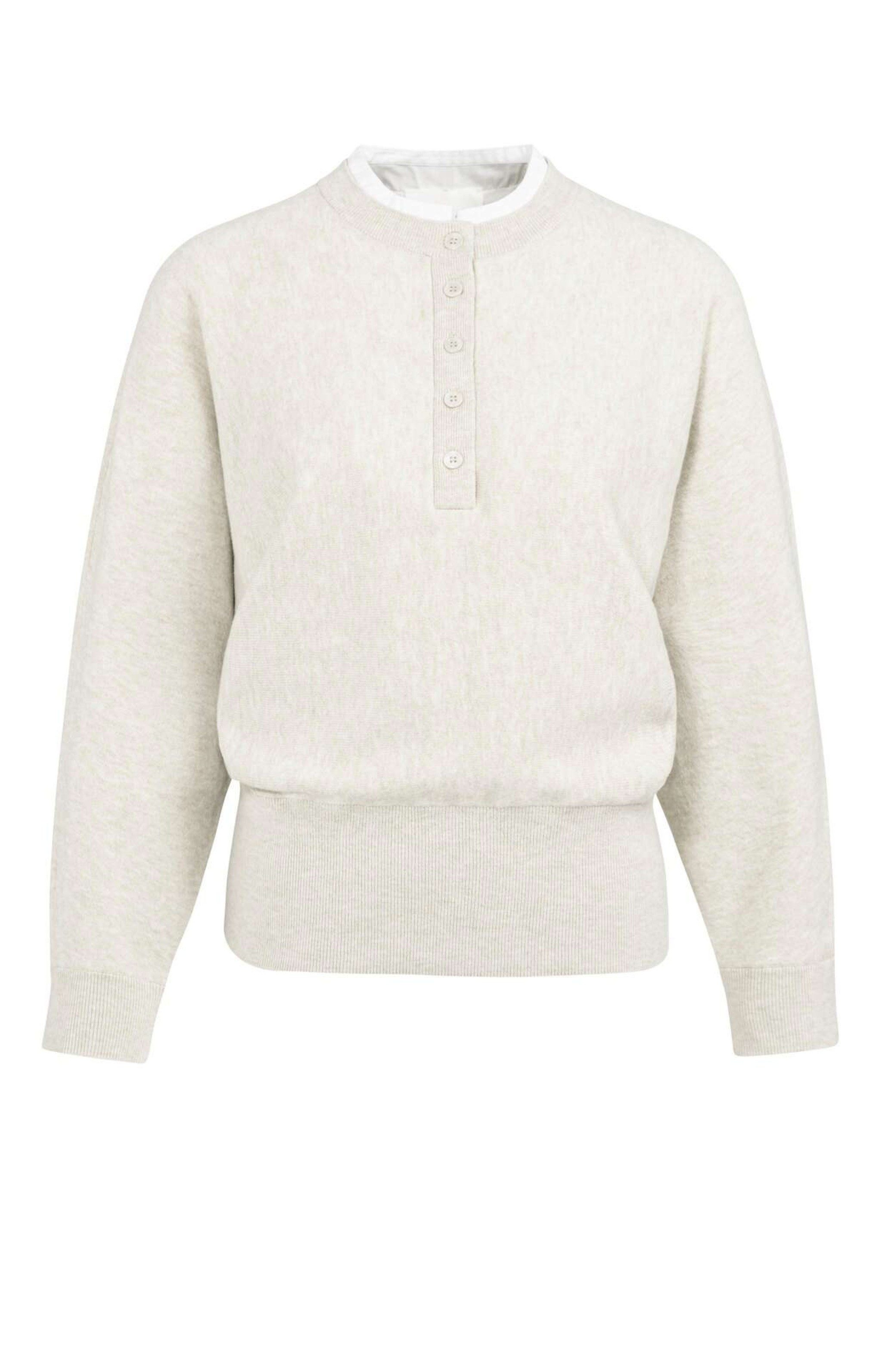 YAYA Sweatjacke Pullover mit Kragendetail günstig online kaufen