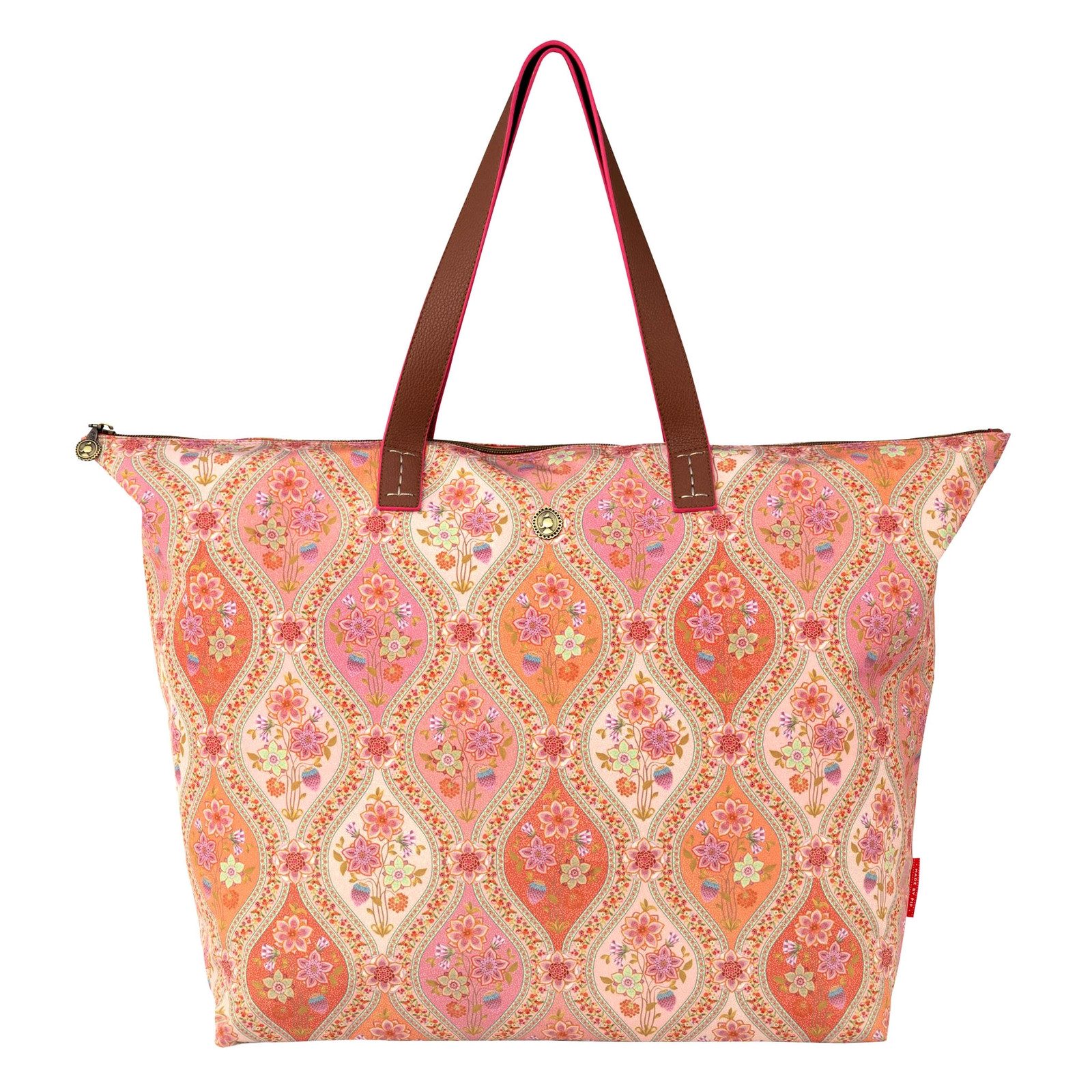 PiP Studio Tragetasche Tilda Tote Bag Large Ornamento, mit Metallpatch auf der Vorderseite