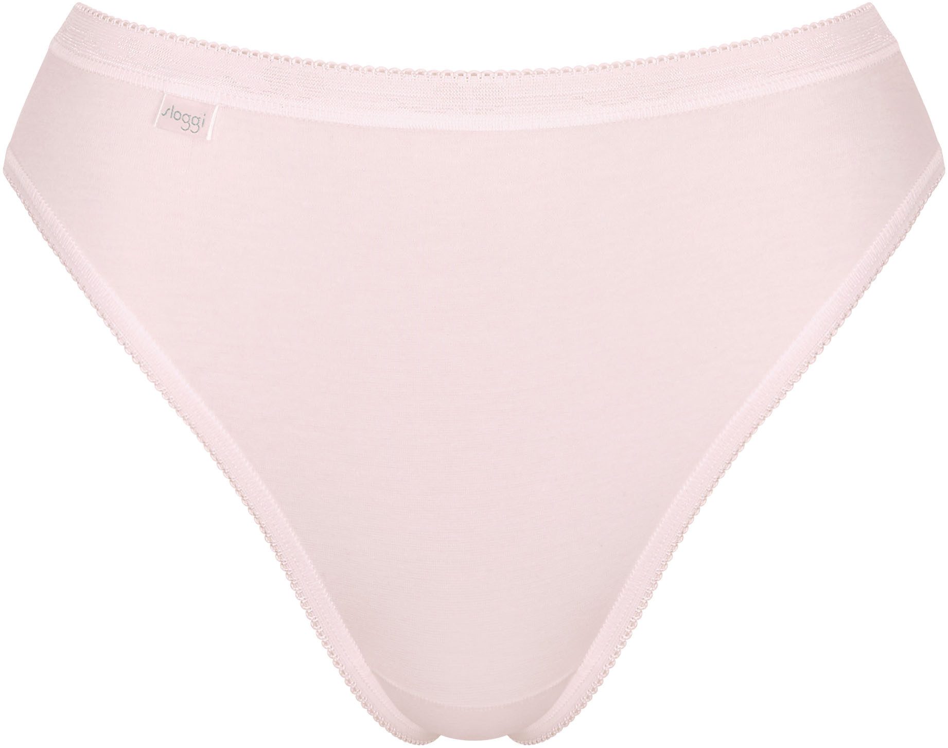 sloggi Taillenslip Basic+ Tai (3er Pack) mit hohem Beinausschnitt, Cotton-Mix, glatte Nähte