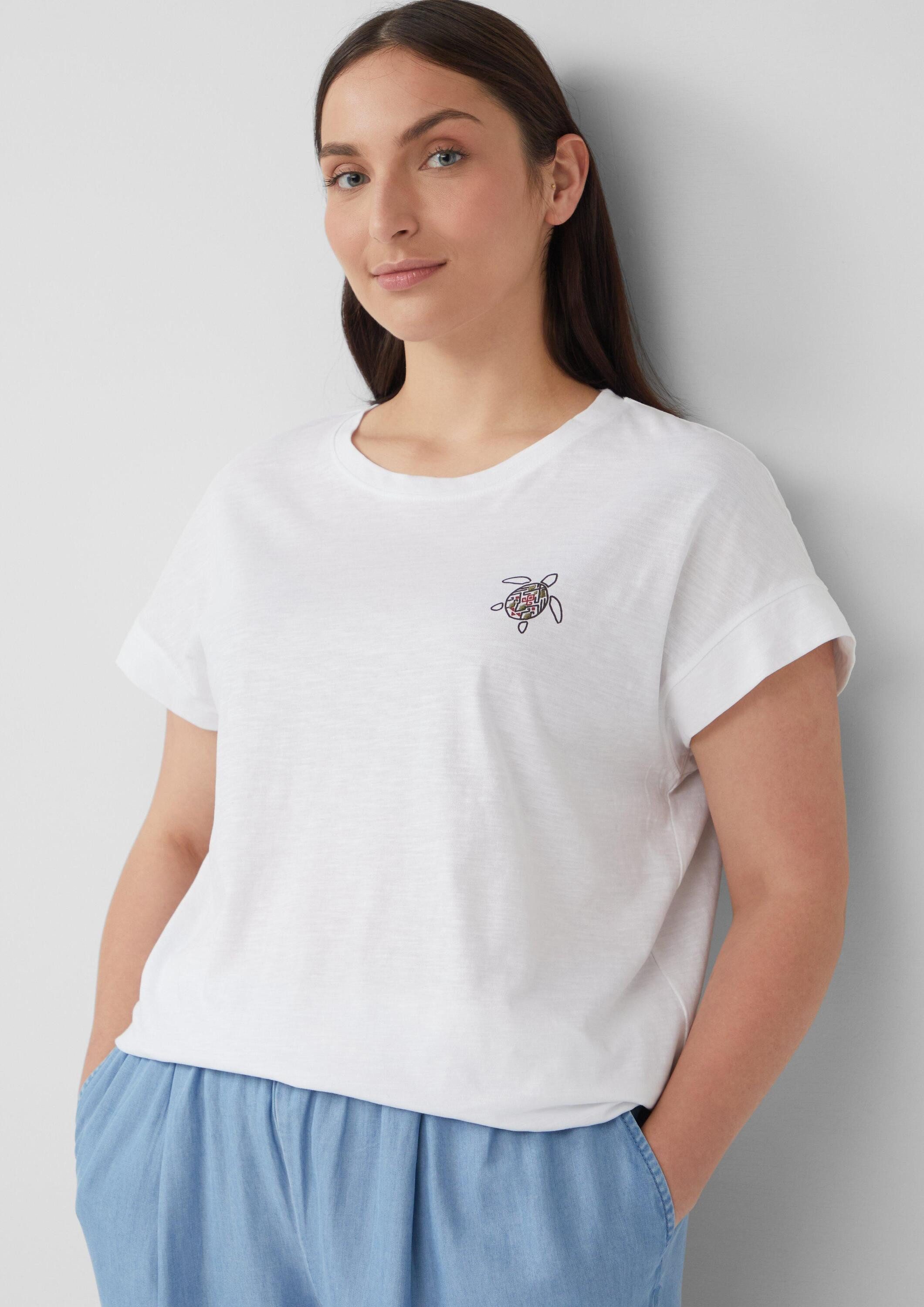 s.Oliver Kurzarmshirt T-Shirt T-Shirt im Relaxed günstig online kaufen