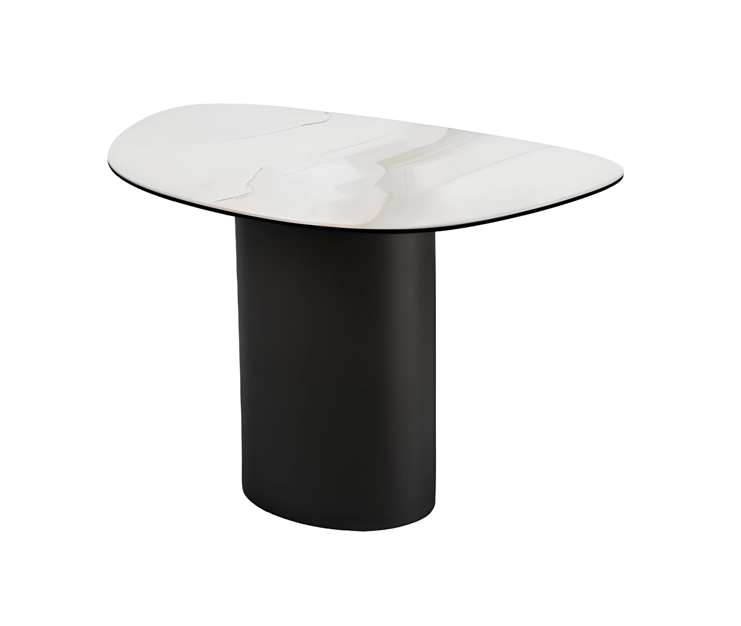 Xlmoebel Beistelltisch Ovaler Beistelltisch aus Metall und Glas im modernen Design (Beistelltisch), Hergestellt in Europa