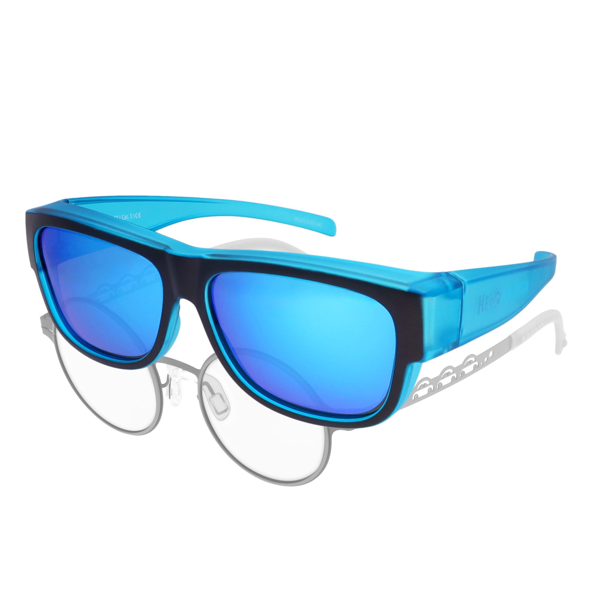 Sonnenbrille Kinder Überzieh-Sonnenbrille Hero Eyes
