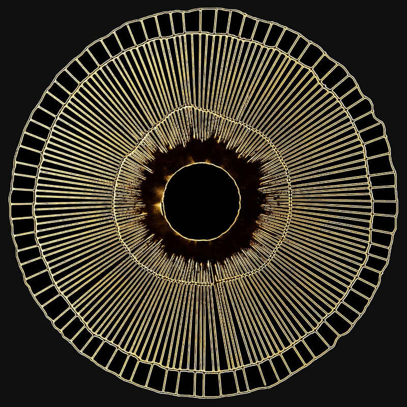 Leonique Leinwandbild Das Auge, Abstrakt (1 St), Akustikbild mit sehr guten Schallabsorptions-Eigenschaften