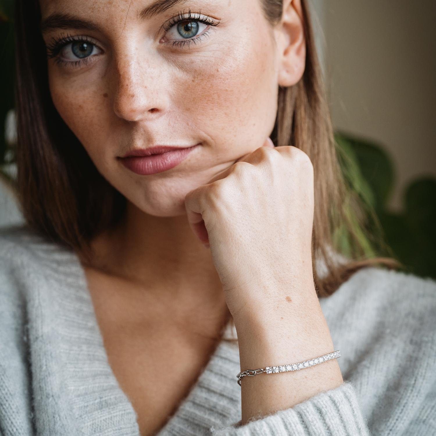 Amoonic Armband Damen Tennisarmband Mixed aus günstig online kaufen