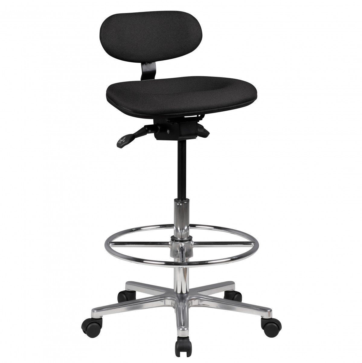 FINEBUY Arbeitshocker FB41713 (Stoff Schwarz 120 günstig online kaufen