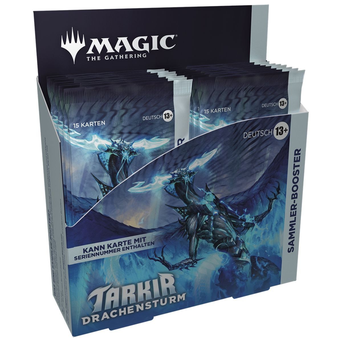 Wizards of the Coast Sammelkarte Tarkir Drachensturm Sammler-Booster Display (12 Packs) Deutsch