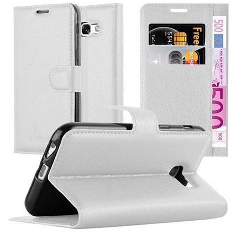 Cadorabo Handyhülle für Samsung Galaxy A5 2017 Hülle Samsung Galaxy A5 2017, Hülle Schutzhülle mit Standfunktion, Kartenfach und Magnetverschluss