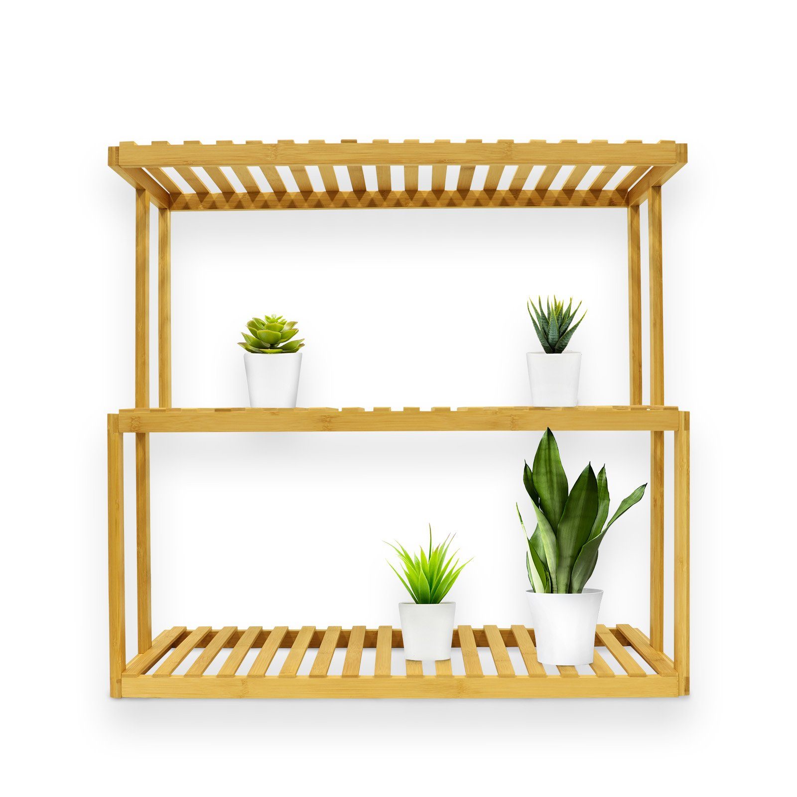 Karat Regal Bambusregal Nala, Blumenregal, 100% Bambus