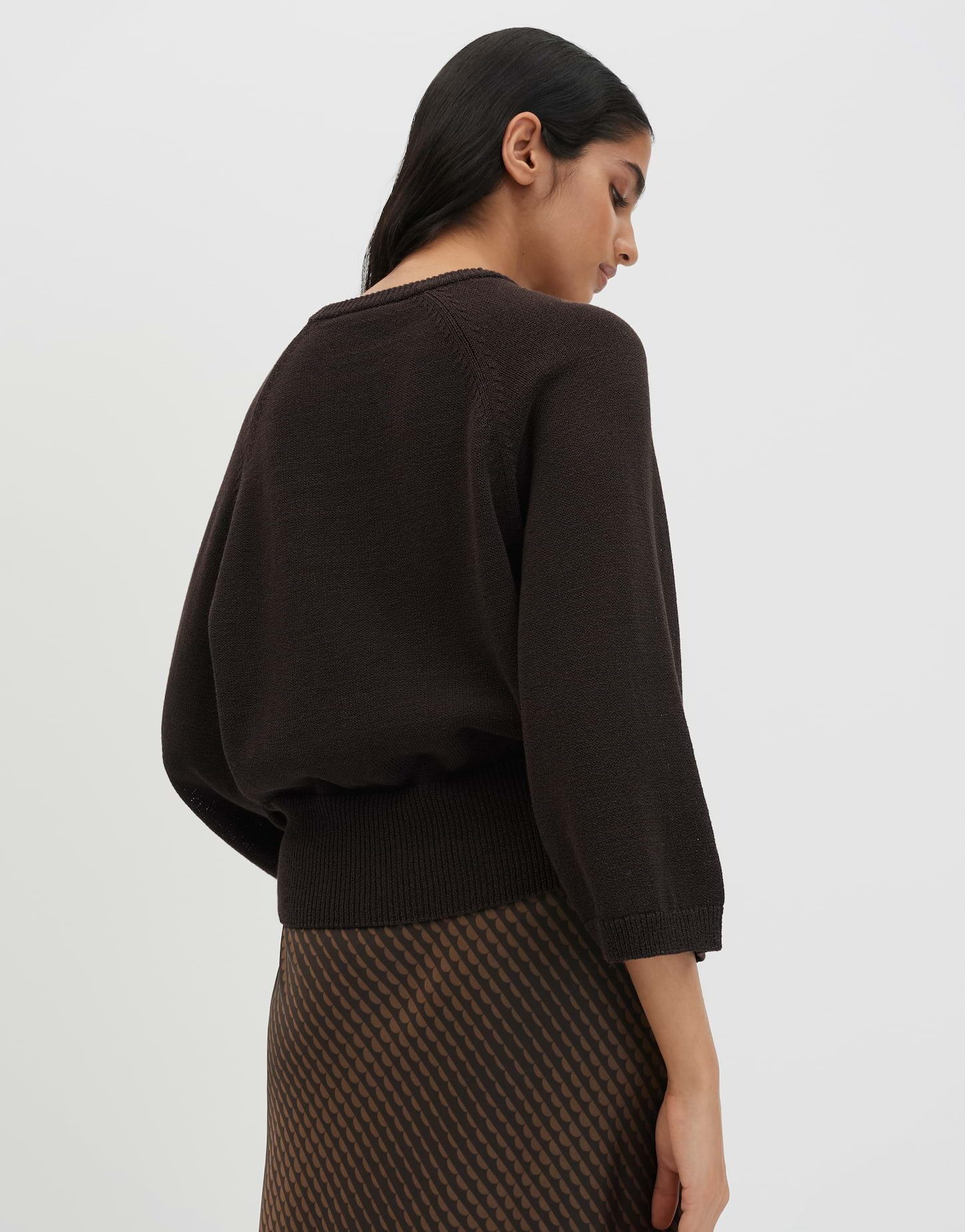 someday Strickpullover Tiliah aus Feinstrick in weiter Passform Mit leichter Transparenz für luftige Layering-Looks