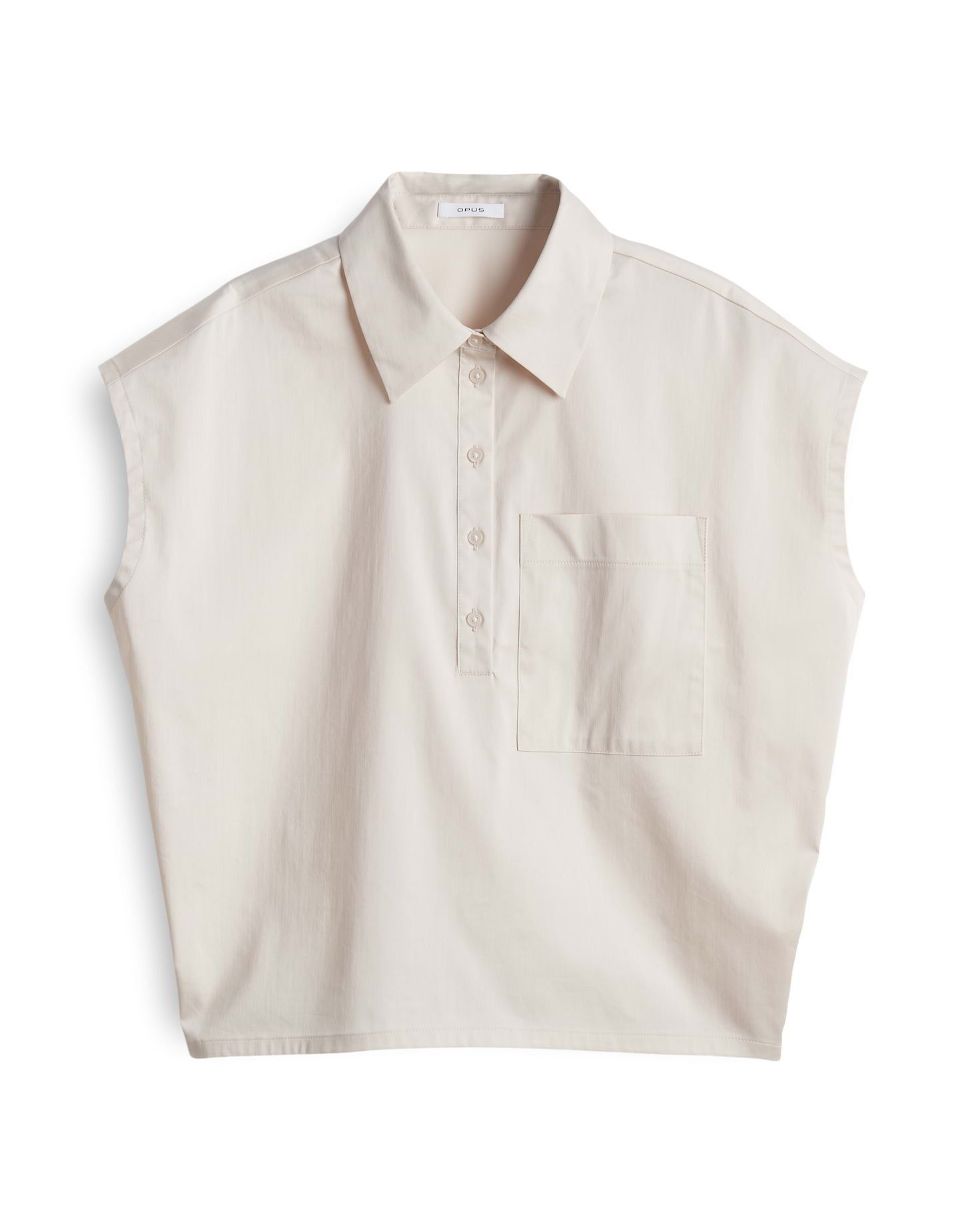 OPUS Kurzarmbluse FAJORA aus Baumwollstretch günstig online kaufen